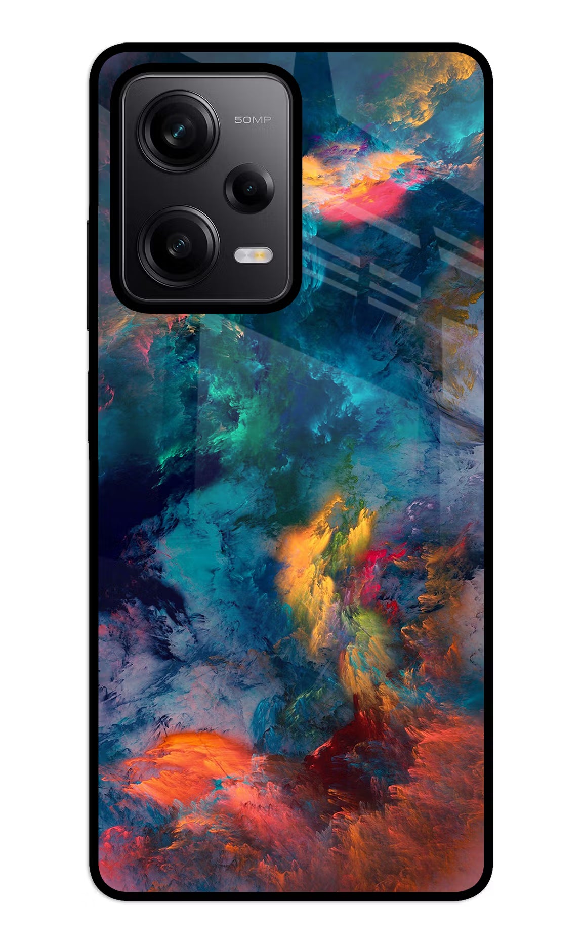 Artwork Paint Redmi Note 12 5G Glass Case - Artwork Paint Redmi Note 12 5G Glass Case Artwork Paint Redmi Note 12 5G Glass Case