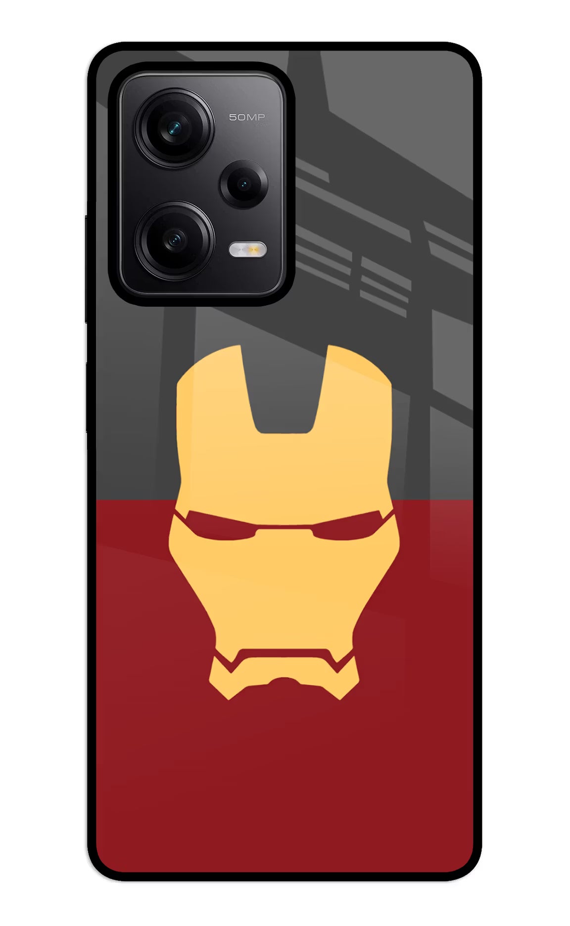 Ironman Redmi Note 12 5G Glass Case - Ironman Redmi Note 12 5G Glass Case Ironman Redmi Note 12 5G Glass Case