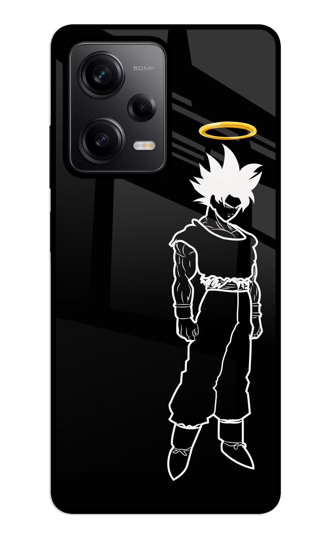 DBS Character Redmi Note 12 5G Back Cover - DBS Character Redmi Note 12 5G Glass Case Back Cover by Casekaro DBS Character Redmi Note 12 5G Glass Case Back Cover by Casekaro
