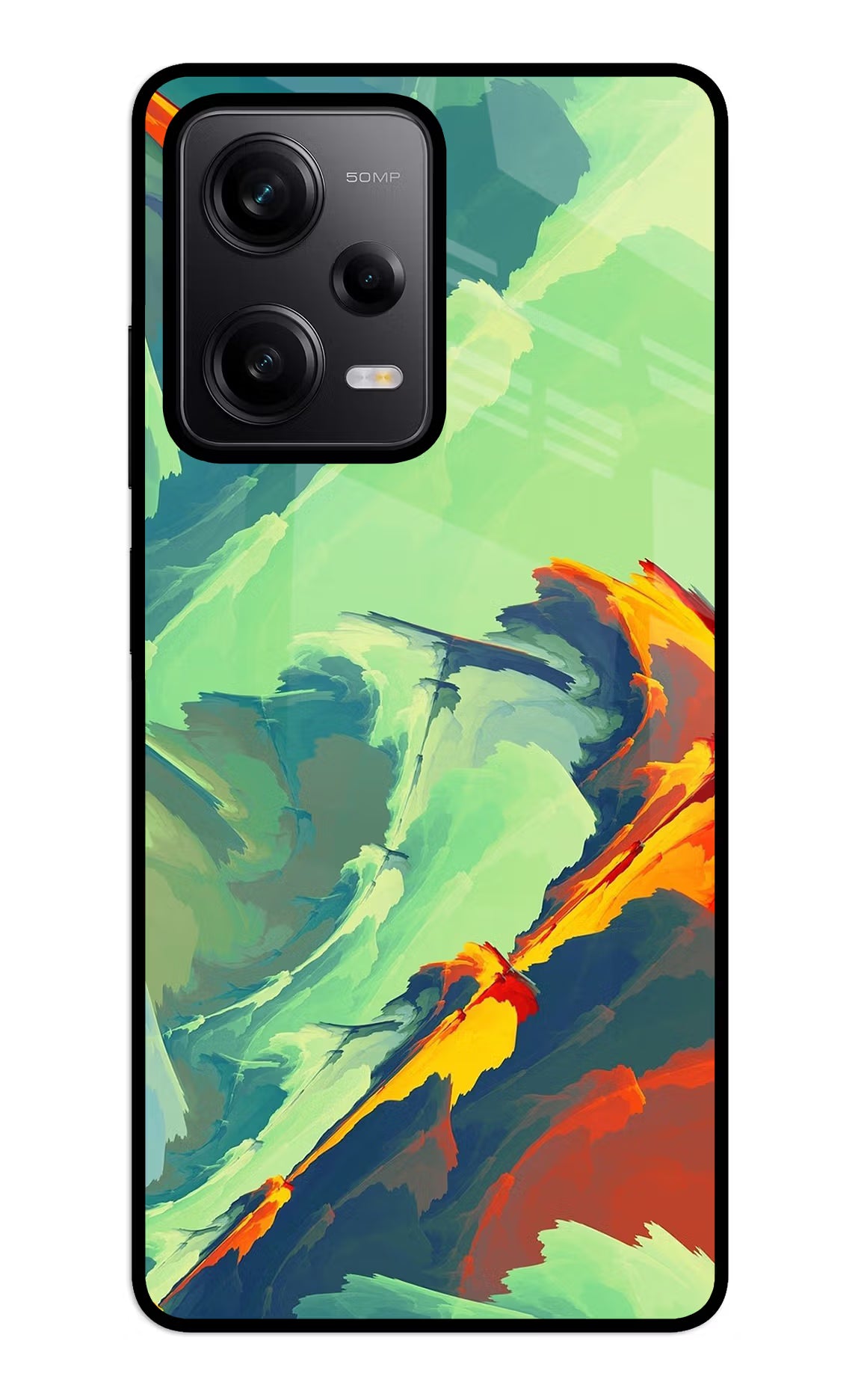 Paint Art Redmi Note 12 5G Glass Case - Paint Art Redmi Note 12 5G Glass Case Paint Art Redmi Note 12 5G Glass Case