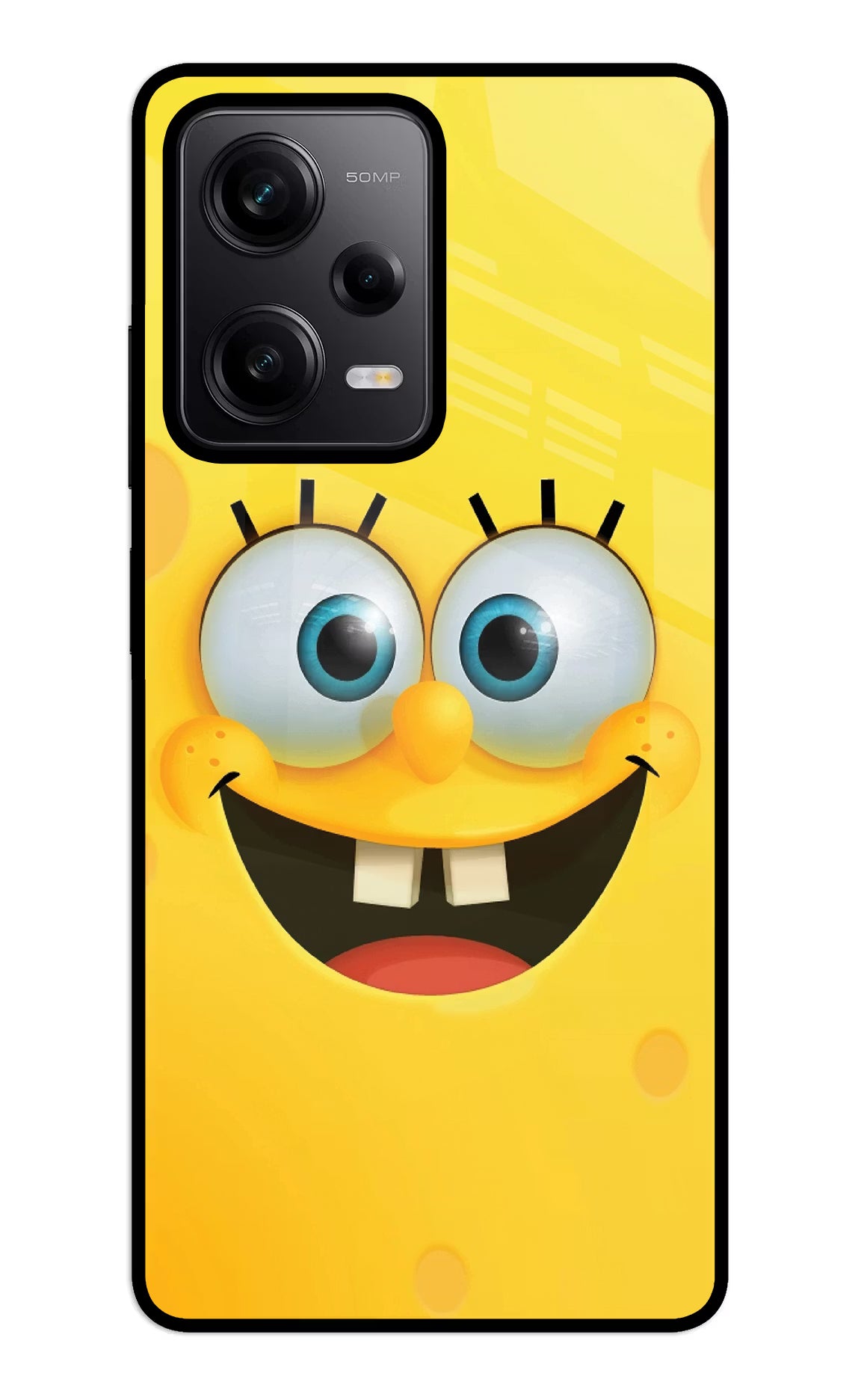 Sponge 1 Redmi Note 12 5G Back Cover - Sponge 1 Redmi Note 12 5G Glass Case Back Cover by Casekaro Sponge 1 Redmi Note 12 5G Glass Case Back Cover by Casekaro