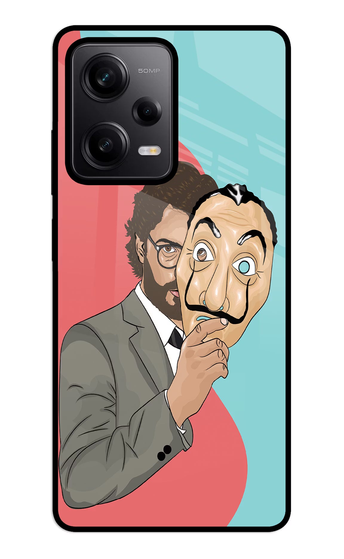 Professor Redmi Note 12 5G Back Cover - Professor Redmi Note 12 5G Glass Case Back Cover by Casekaro Professor Redmi Note 12 5G Glass Case Back Cover by Casekaro