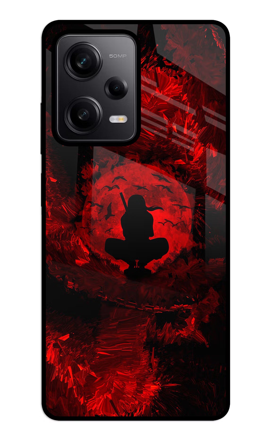 Itachi Uchiha Redmi Note 12 5G Glass Case - Itachi Uchiha Redmi Note 12 5G Glass Case Itachi Uchiha Redmi Note 12 5G Glass Case