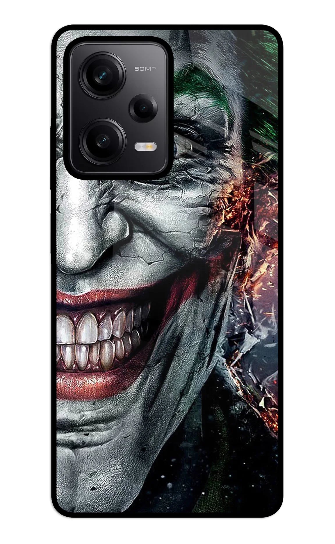 Joker Cam Redmi Note 12 5G Glass Case - Joker Cam Redmi Note 12 5G Glass Case Joker Cam Redmi Note 12 5G Glass Case