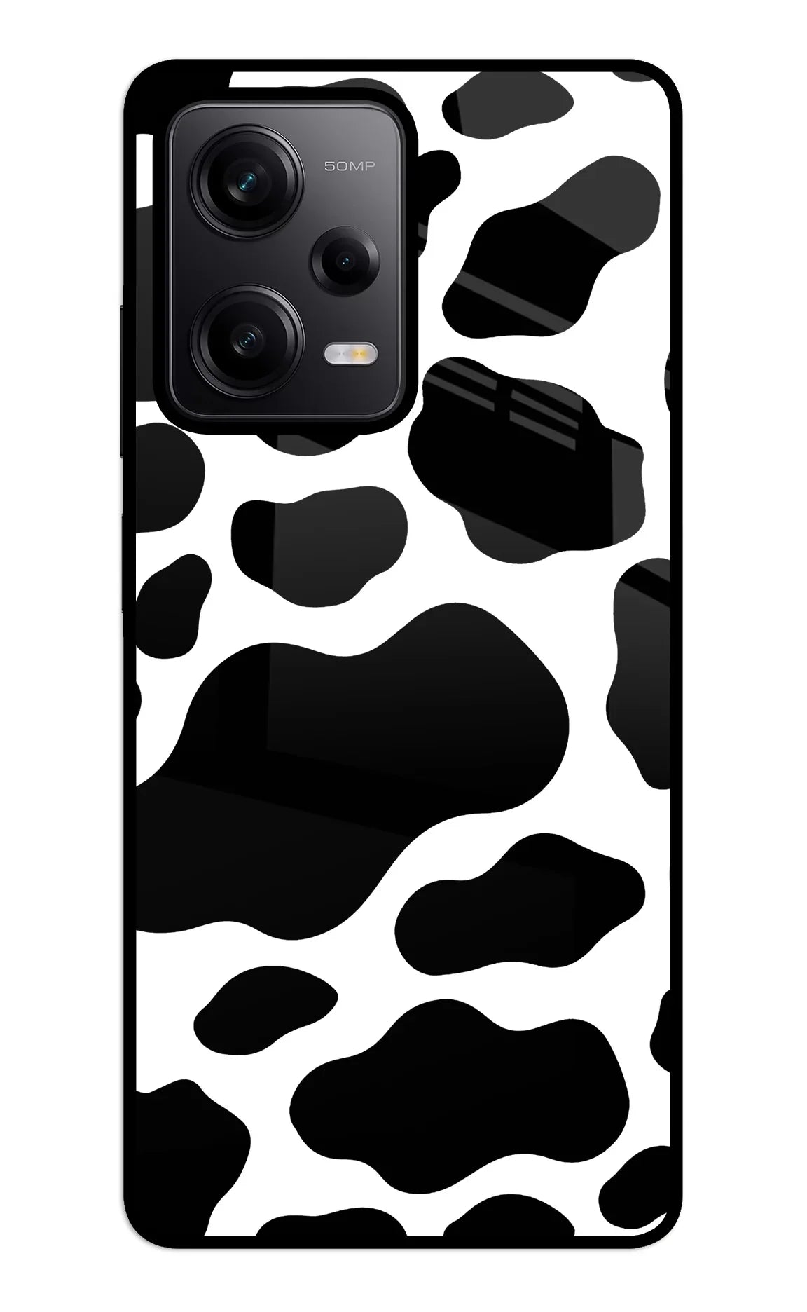 Cow Spots Redmi Note 12 5G Glass Case - Cow Spots Redmi Note 12 5G Glass Case Cow Spots Redmi Note 12 5G Glass Case