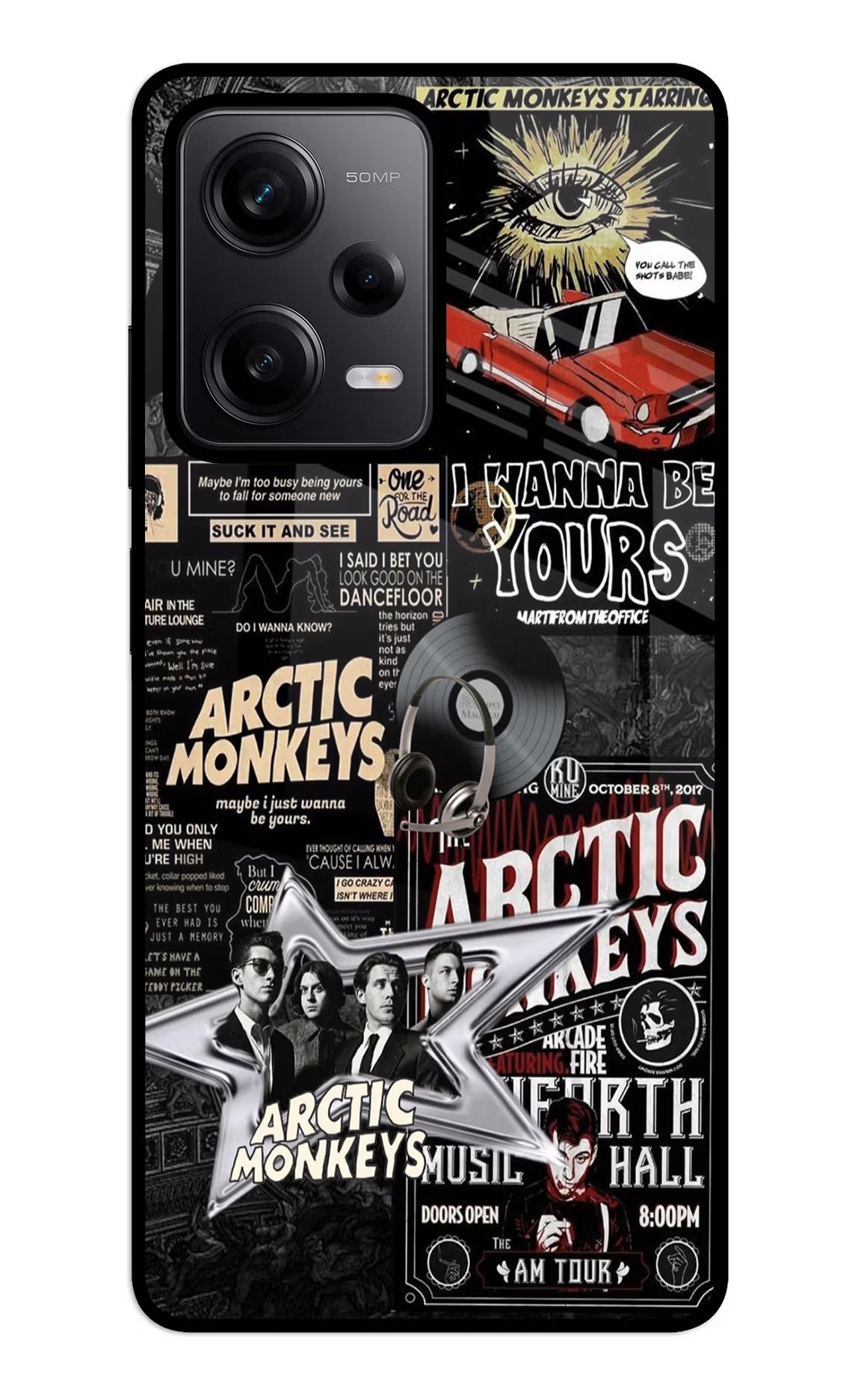 Arctic Monkeys Redmi Note 12 5G Glass Case - Arctic Monkeys Redmi Note 12 5G Glass Case Arctic Monkeys Redmi Note 12 5G Glass Case