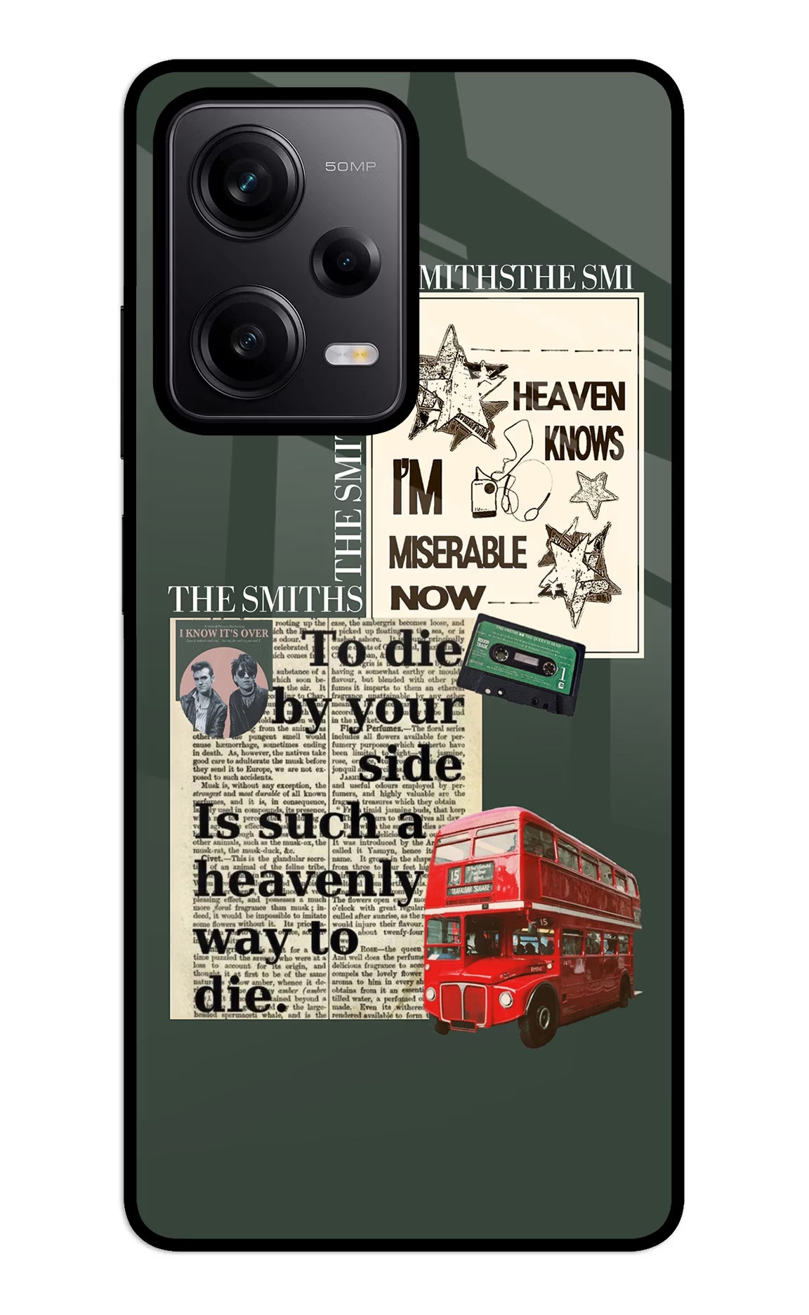 The Smiths Redmi Note 12 5G Glass Case - The Smiths Redmi Note 12 5G Glass Case The Smiths Redmi Note 12 5G Glass Case