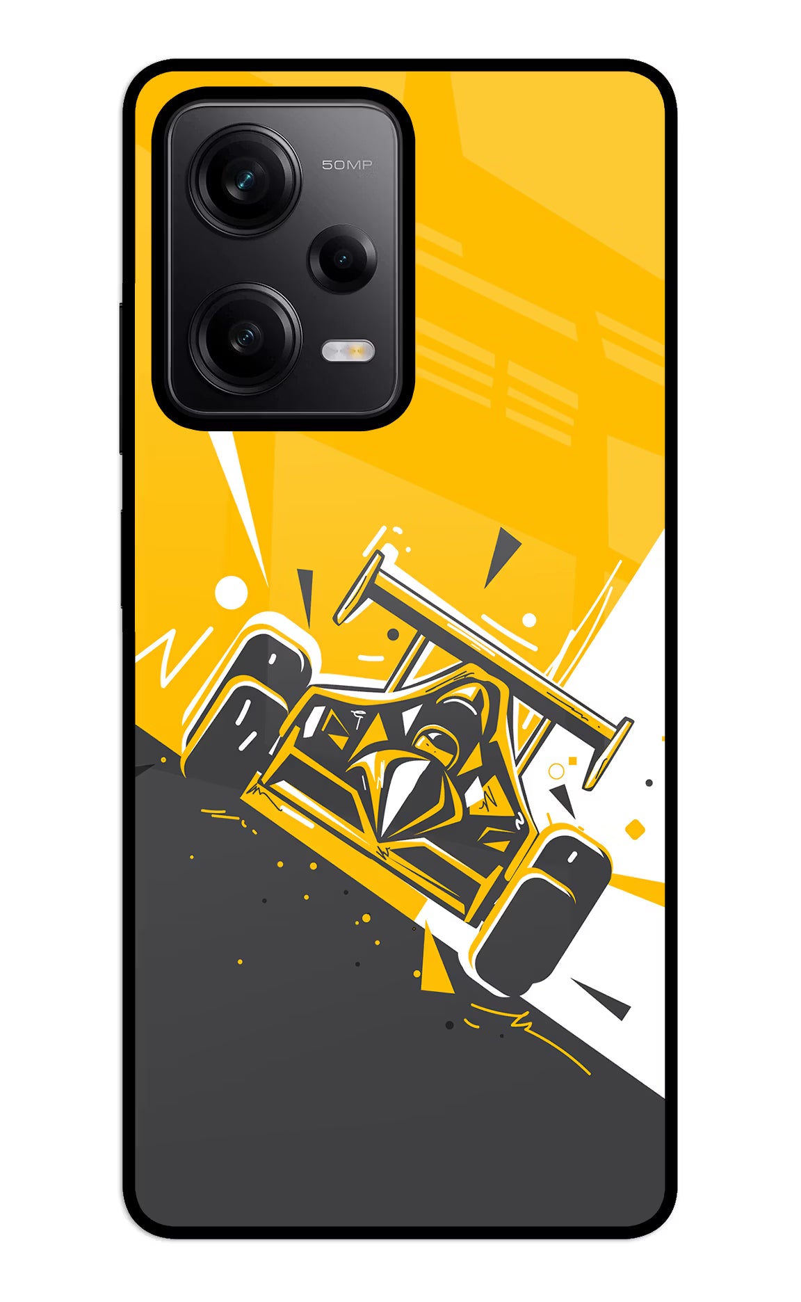 Track King Redmi Note 12 5G Glass Case - Track King Redmi Note 12 5G Glass Case Track King Redmi Note 12 5G Glass Case