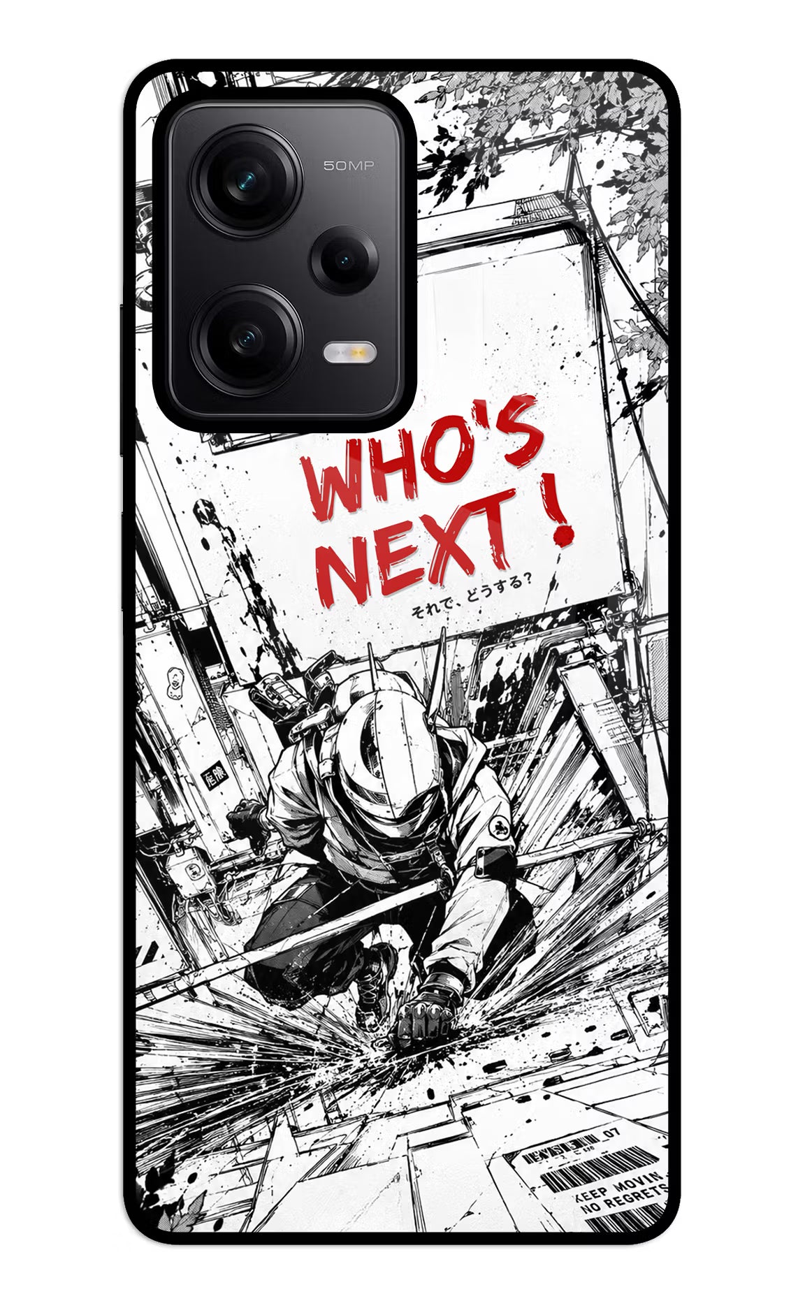 Who's Next Redmi Note 12 5G Glass Case - Who's Next Redmi Note 12 5G Glass Case Who's Next Redmi Note 12 5G Glass Case