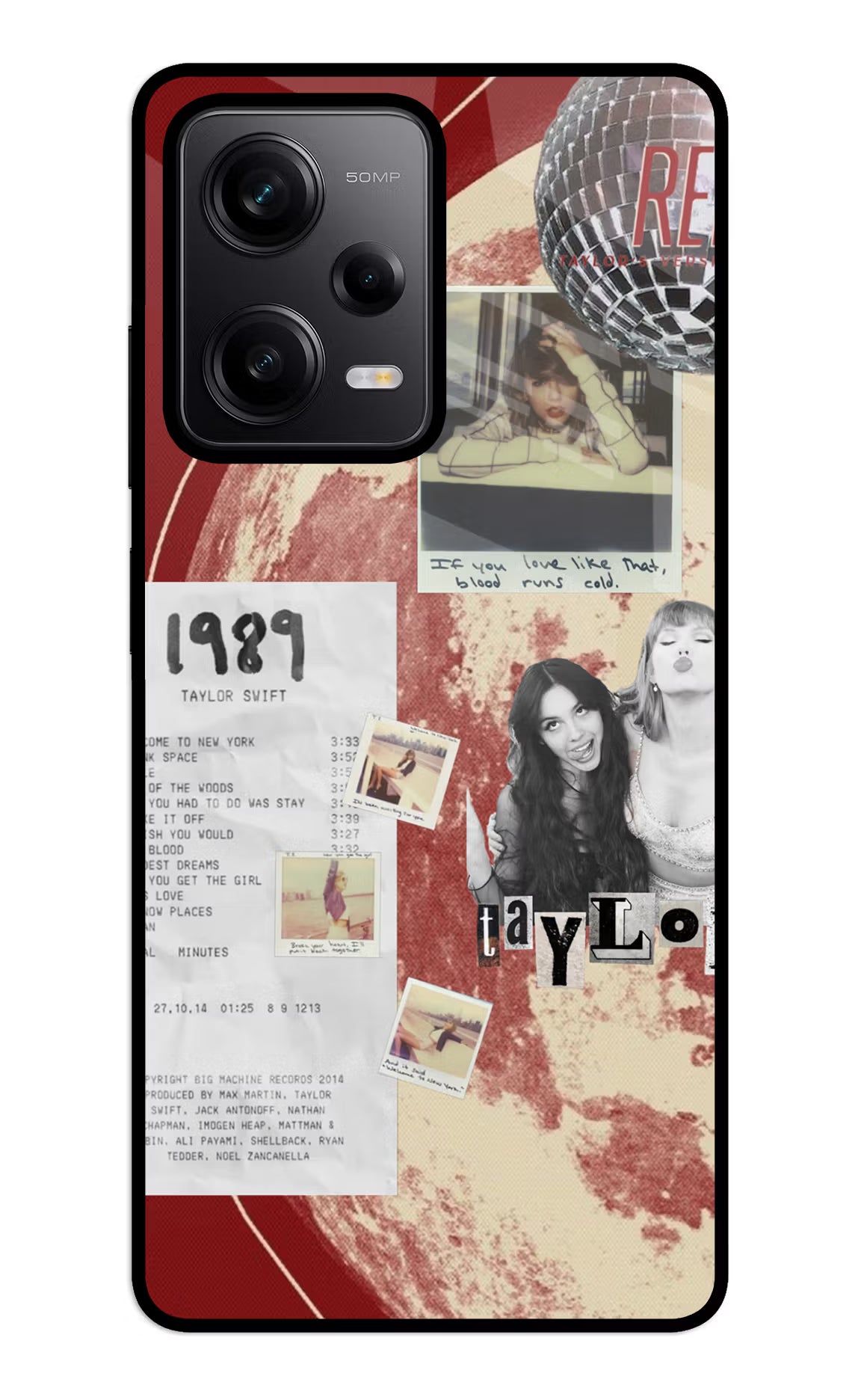 Taylor Swift Redmi Note 12 5G Glass Case - Taylor Swift Redmi Note 12 5G Glass Case Taylor Swift Redmi Note 12 5G Glass Case
