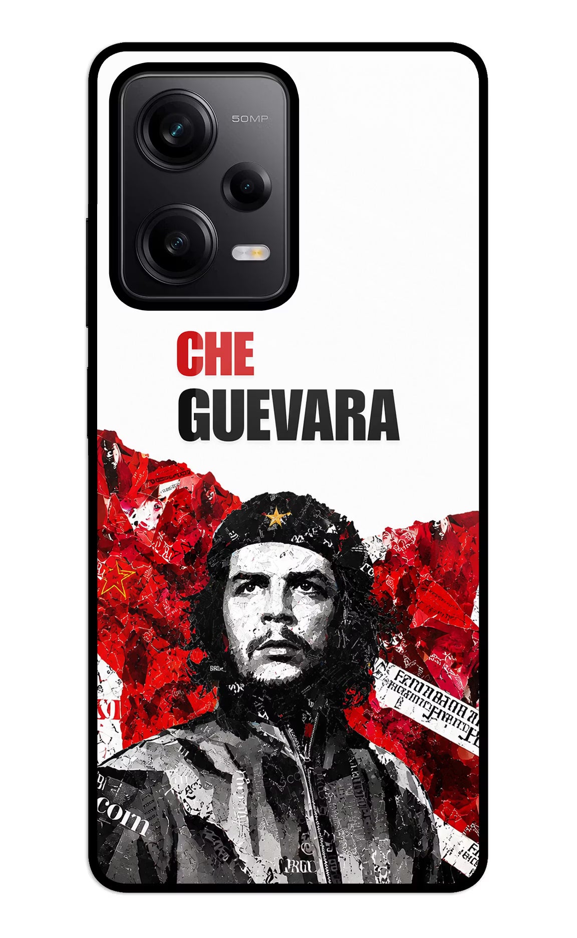 Che Guevara Revolution Redmi Note 12 5G Glass Case - Che Guevara Revolution Redmi Note 12 5G Glass Case Che Guevara Revolution Redmi Note 12 5G Glass Case