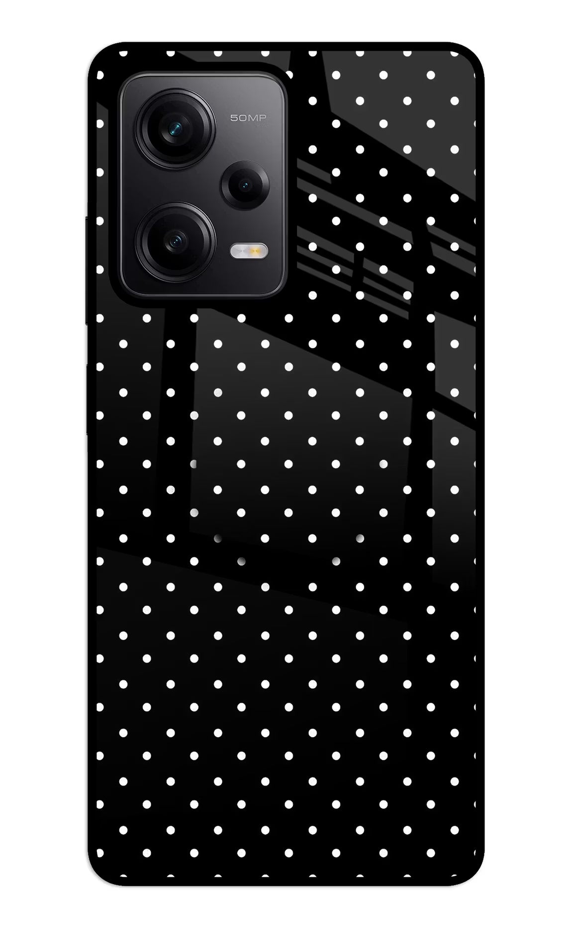 White Dots Redmi Note 12 5G Pop Case - White Dots Redmi Note 12 5G Pop Case by Casekaro White Dots Redmi Note 12 5G Pop Case by Casekaro