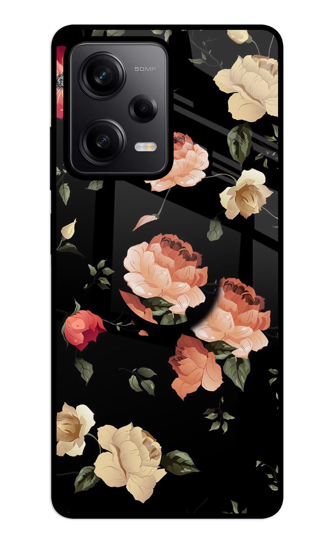 Flowers Redmi Note 12 5G Pop Case - Flowers Redmi Note 12 5G Pop Case by Casekaro Flowers Redmi Note 12 5G Pop Case by Casekaro