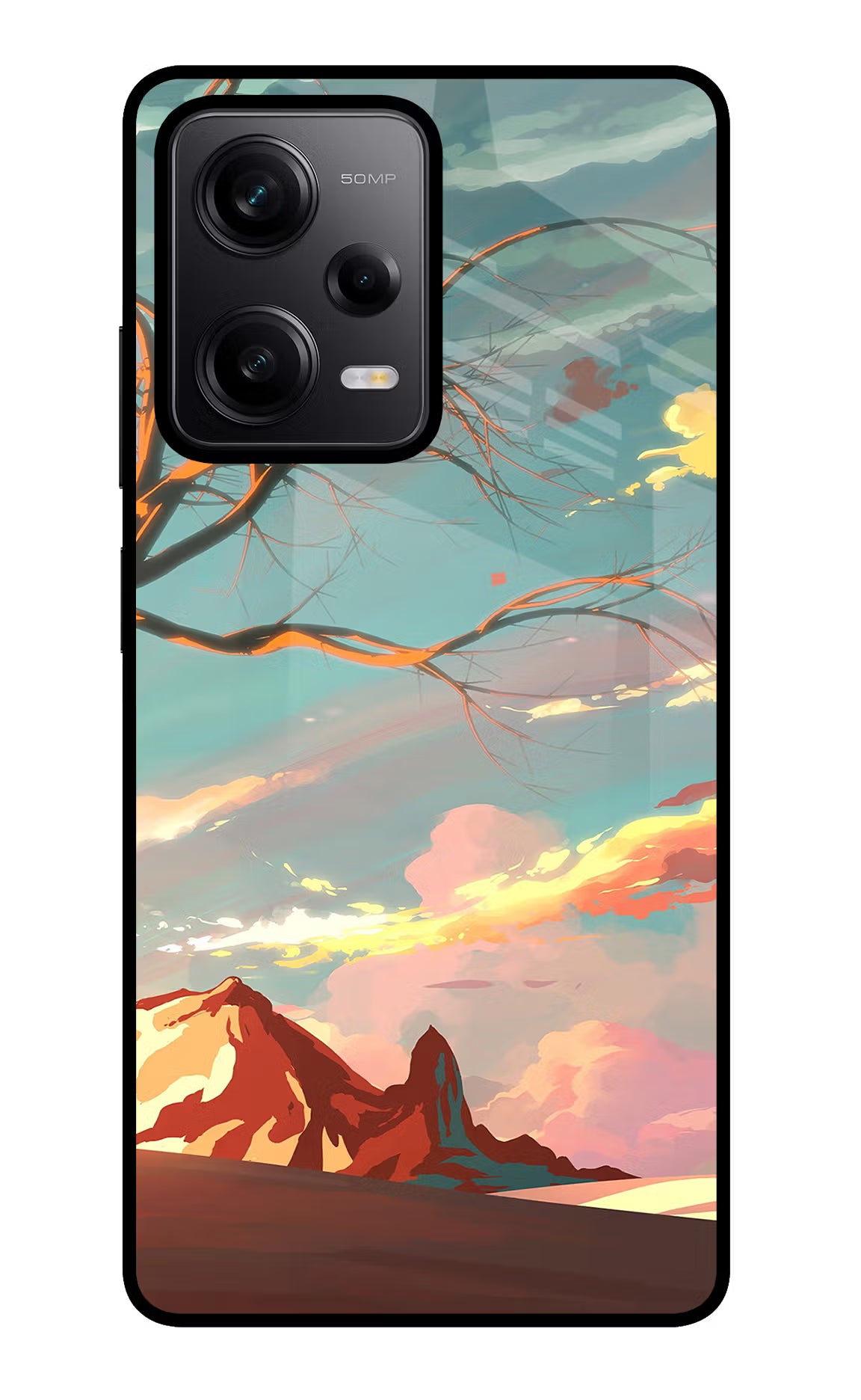 Scenery Redmi Note 12 Pro 5G Glass Case - Scenery Redmi Note 12 Pro 5G Glass Case Scenery Redmi Note 12 Pro 5G Glass Case