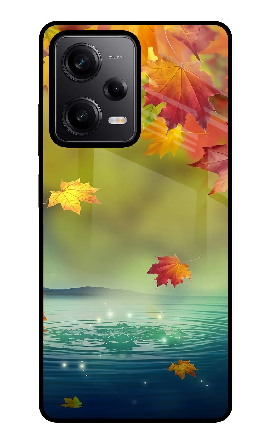Flowers Redmi Note 12 Pro 5G Glass Case - Flowers Redmi Note 12 Pro 5G Glass Case Flowers Redmi Note 12 Pro 5G Glass Case