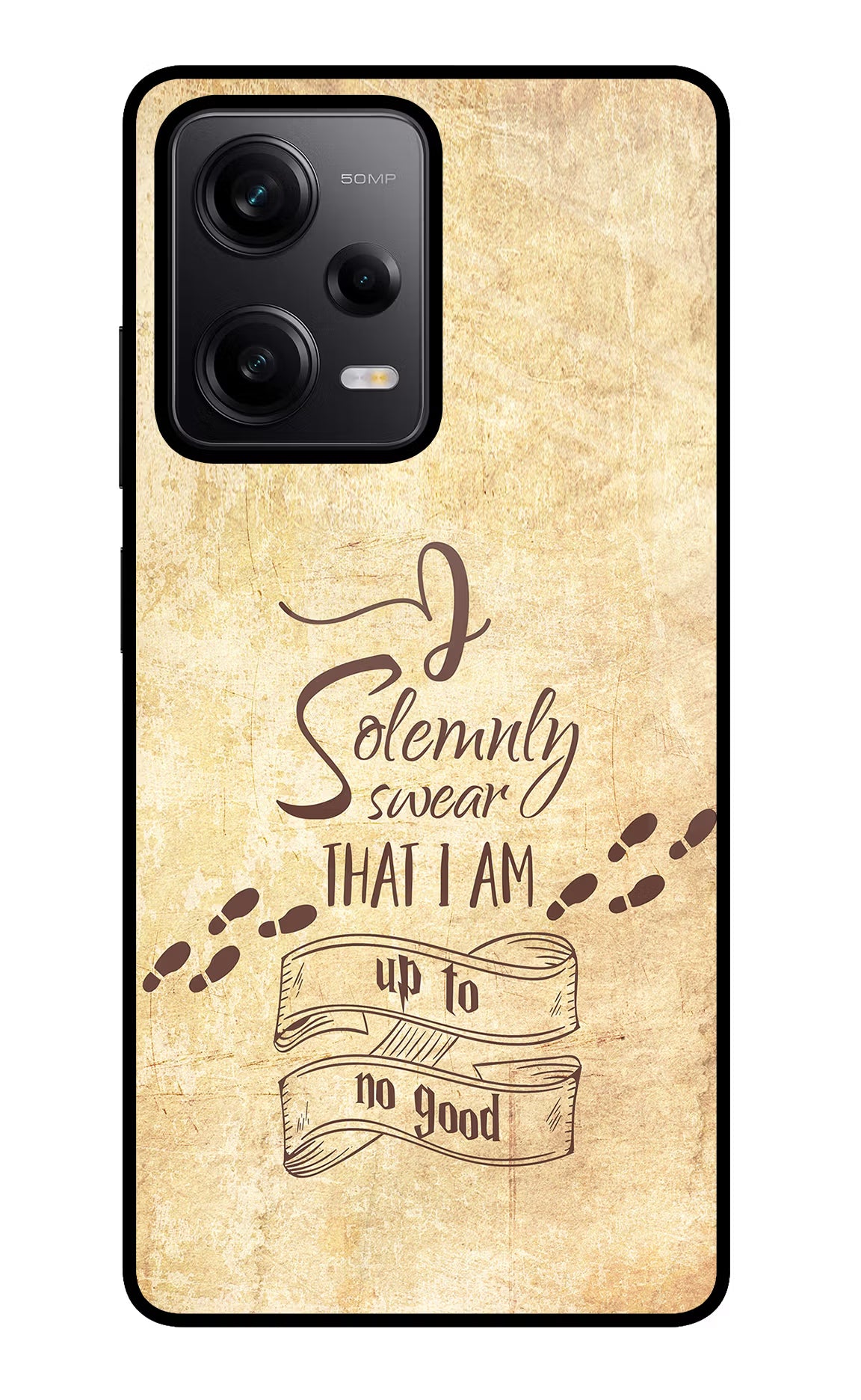 I Solemnly swear that i up to no good Redmi Note 12 Pro 5G Back Cover - I Solemnly swear that i up to no good Redmi Note 12 Pro 5G Glass Case Back Cover by Casekaro I Solemnly swear that i up to no good Redmi Note 12 Pro 5G Glass Case Back Cover by Casekaro
