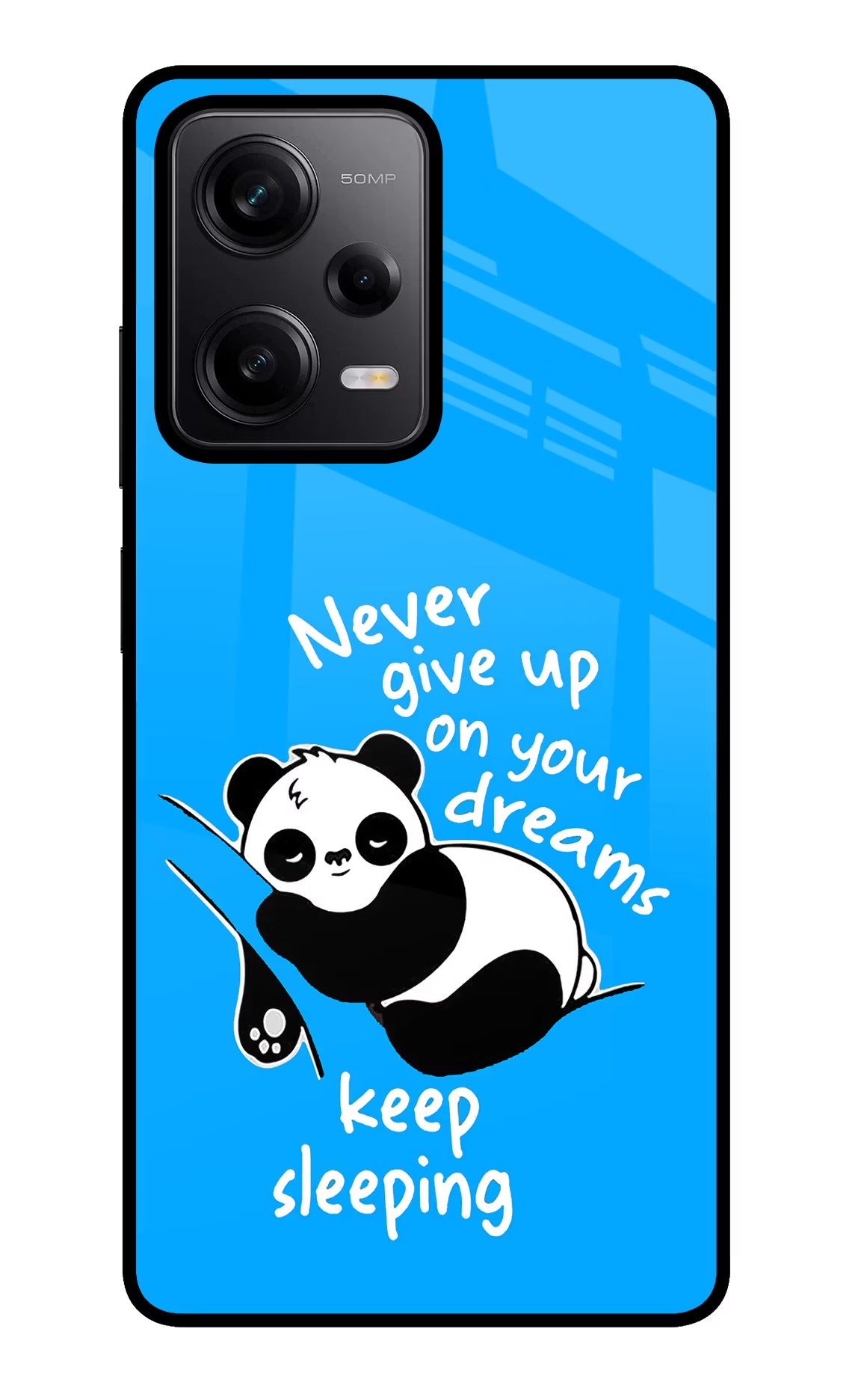 Keep Sleeping Redmi Note 12 Pro 5G Back Cover - Keep Sleeping Redmi Note 12 Pro 5G Glass Case Back Cover by Casekaro Keep Sleeping Redmi Note 12 Pro 5G Glass Case Back Cover by Casekaro