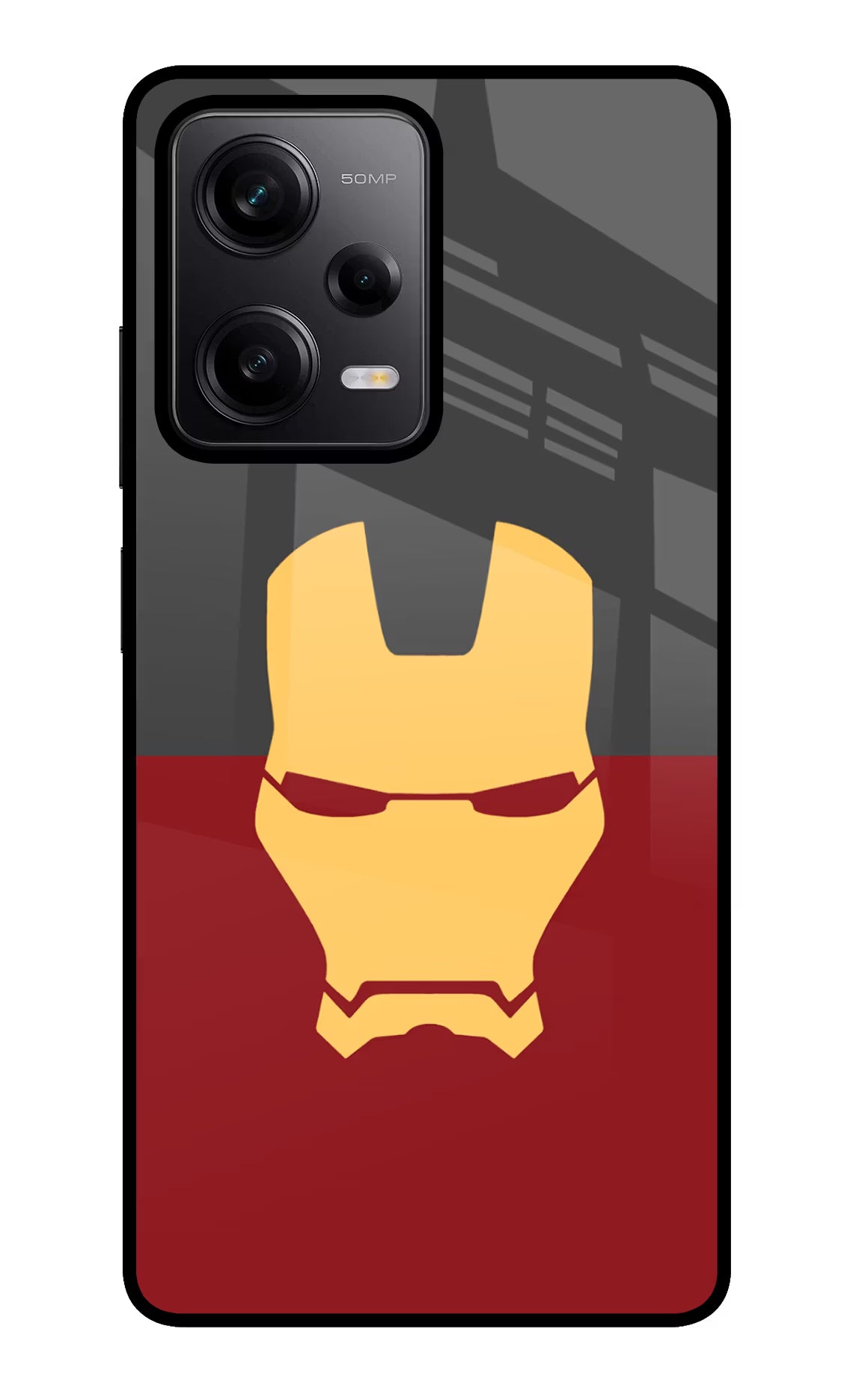 Ironman Redmi Note 12 Pro 5G Back Cover - Ironman Redmi Note 12 Pro 5G Glass Case Back Cover by Casekaro Ironman Redmi Note 12 Pro 5G Glass Case Back Cover by Casekaro