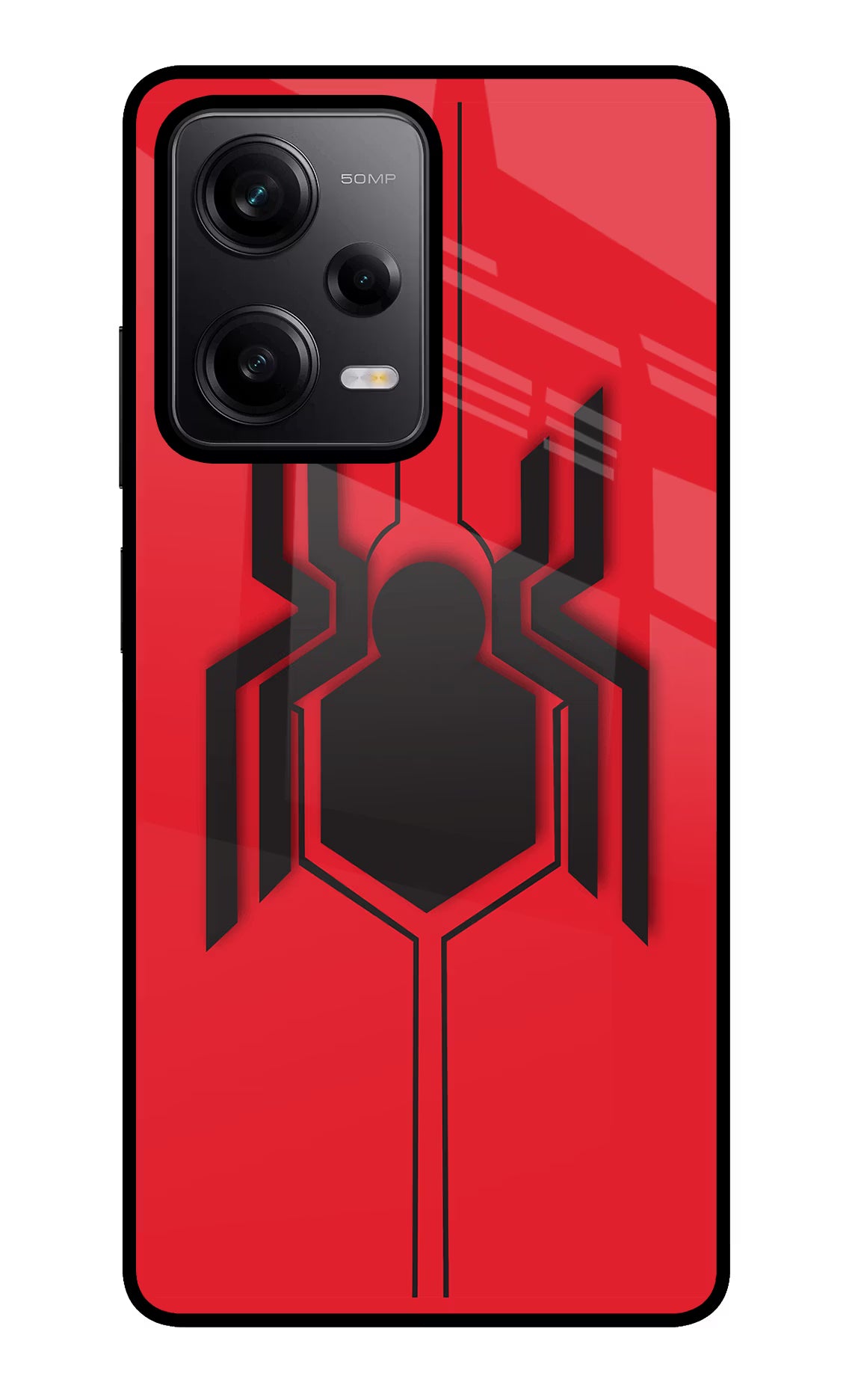 Spider Redmi Note 12 Pro 5G Back Cover - Spider Redmi Note 12 Pro 5G Glass Case Back Cover by Casekaro Spider Redmi Note 12 Pro 5G Glass Case Back Cover by Casekaro