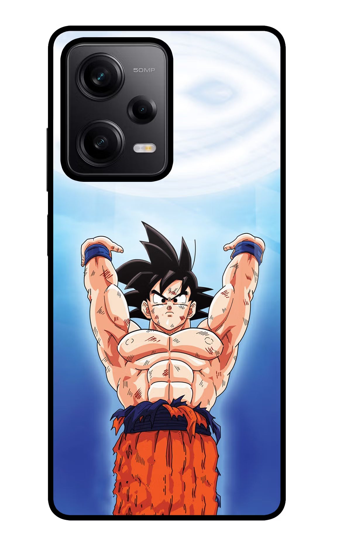 Goku Power Redmi Note 12 Pro 5G Glass Case - Goku Power Redmi Note 12 Pro 5G Glass Case Goku Power Redmi Note 12 Pro 5G Glass Case