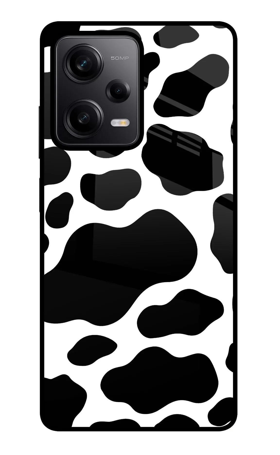 Cow Spots Redmi Note 12 Pro 5G Glass Case - Cow Spots Redmi Note 12 Pro 5G Glass Case Cow Spots Redmi Note 12 Pro 5G Glass Case