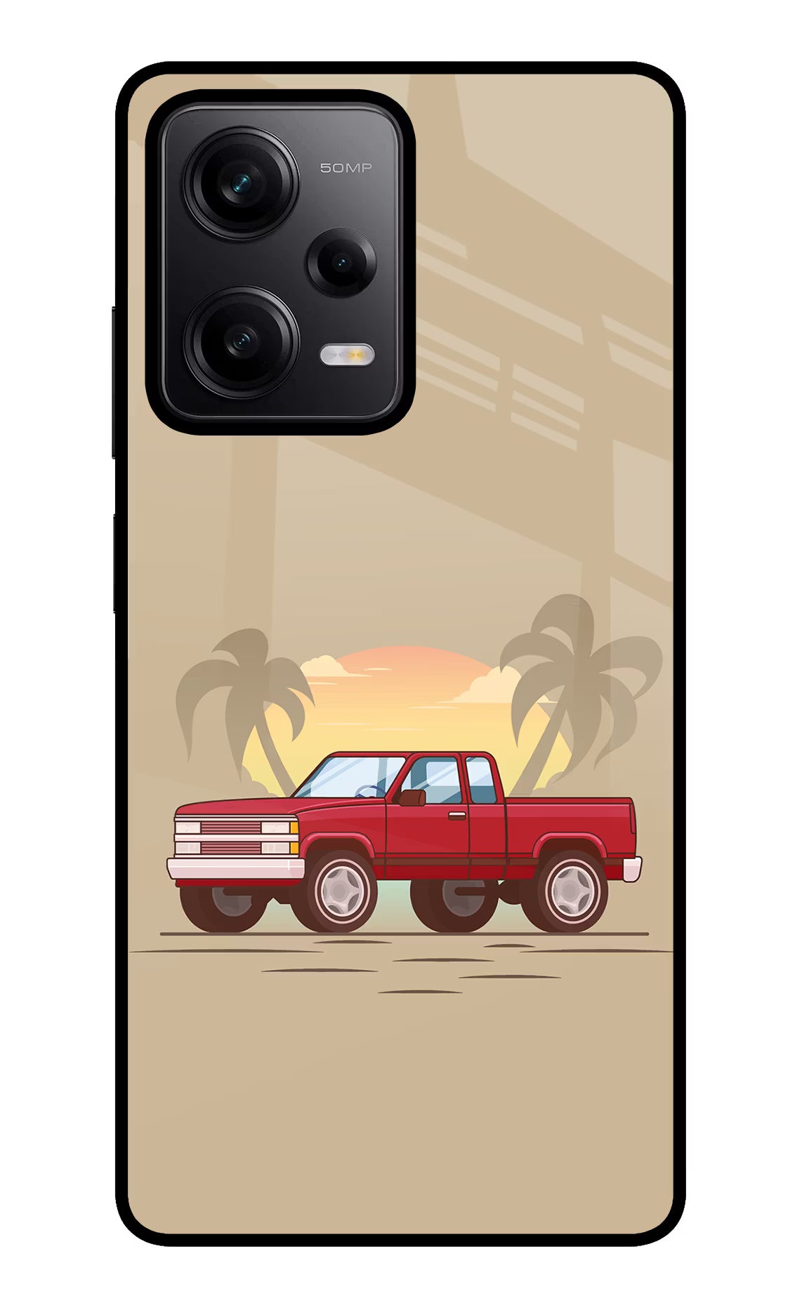Desert Classic Drive Redmi Note 12 Pro 5G Glass Case - Desert Classic Drive Redmi Note 12 Pro 5G Glass Case Desert Classic Drive Redmi Note 12 Pro 5G Glass Case