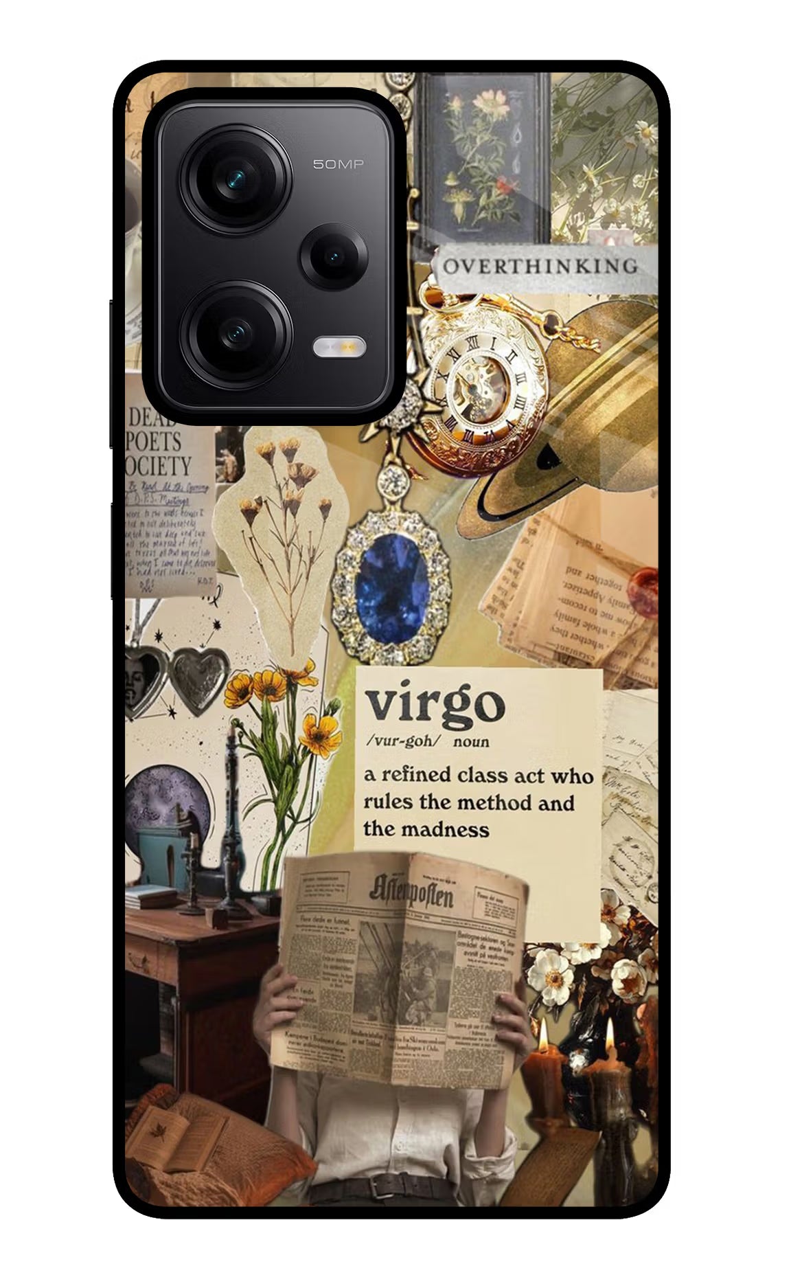 Virgo Zodiac Redmi Note 12 Pro 5G Glass Case - Virgo Zodiac Redmi Note 12 Pro 5G Glass Case Virgo Zodiac Redmi Note 12 Pro 5G Glass Case