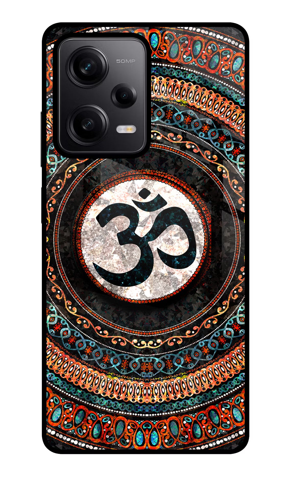 Om Culture Redmi Note 12 Pro 5G Glass Case - Om Culture Redmi Note 12 Pro 5G Glass Case Om Culture Redmi Note 12 Pro 5G Glass Case