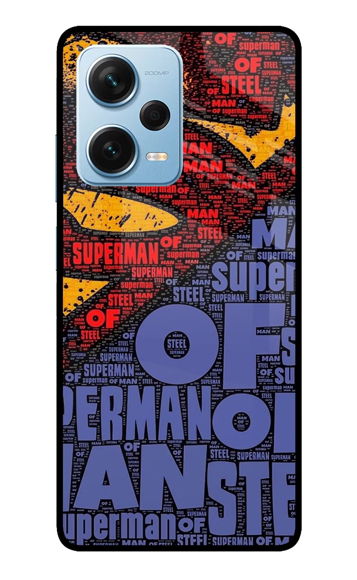 Superman Redmi Note 12 Pro+ 5G Glass Case - Superman Redmi Note 12 Pro+ 5G Glass Case Superman Redmi Note 12 Pro+ 5G Glass Case