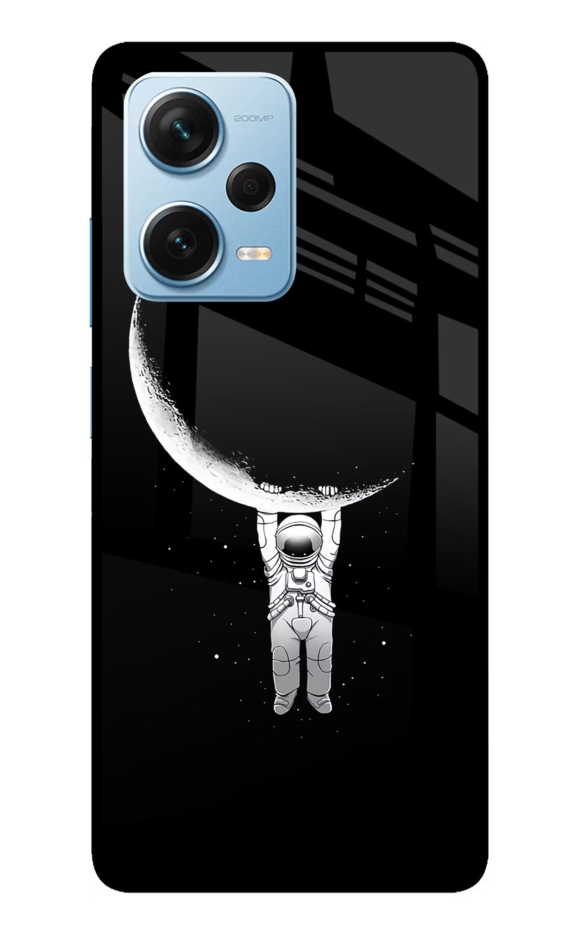 Moon Space Redmi Note 12 Pro+ 5G Glass Case - Moon Space Redmi Note 12 Pro+ 5G Glass Case Moon Space Redmi Note 12 Pro+ 5G Glass Case
