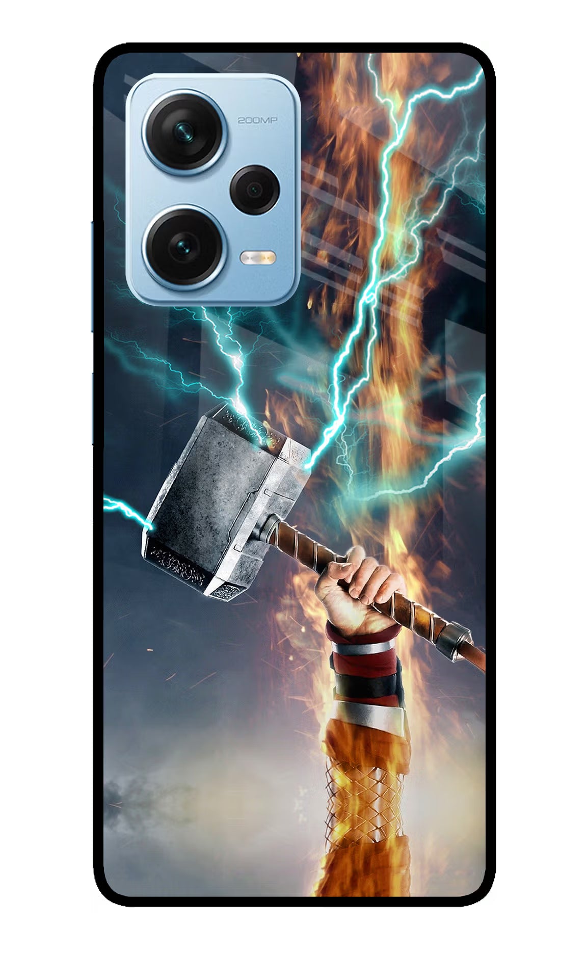 Thor Hammer Mjolnir Redmi Note 12 Pro+ 5G Glass Case - Thor Hammer Mjolnir Redmi Note 12 Pro+ 5G Glass Case Thor Hammer Mjolnir Redmi Note 12 Pro+ 5G Glass Case
