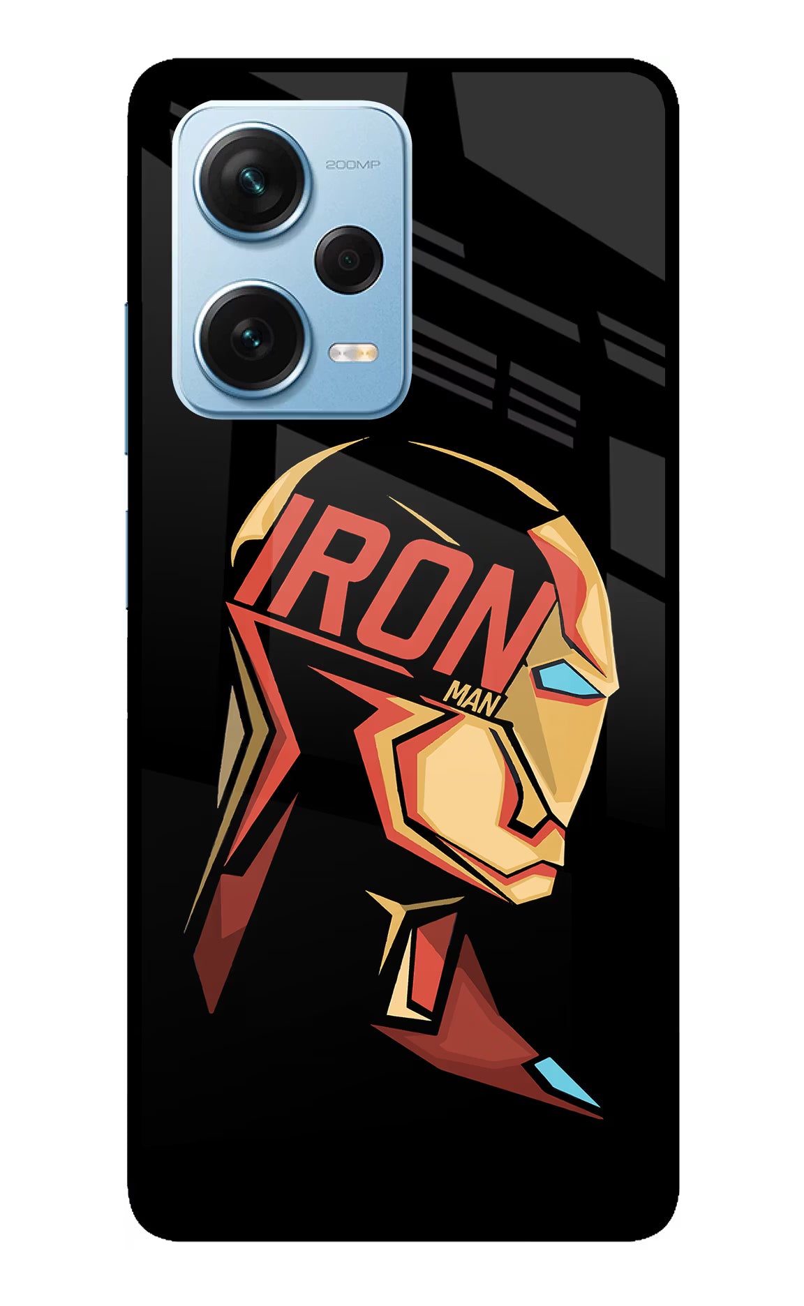IronMan Redmi Note 12 Pro+ 5G Glass Case - IronMan Redmi Note 12 Pro+ 5G Glass Case IronMan Redmi Note 12 Pro+ 5G Glass Case