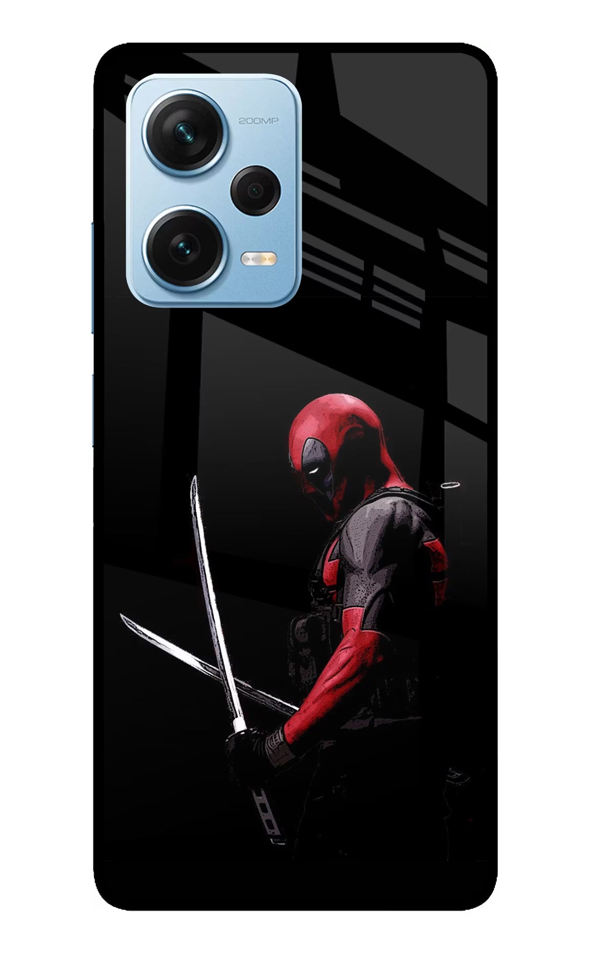 Deadpool Redmi Note 12 Pro+ 5G Glass Case - Deadpool Redmi Note 12 Pro+ 5G Glass Case Deadpool Redmi Note 12 Pro+ 5G Glass Case