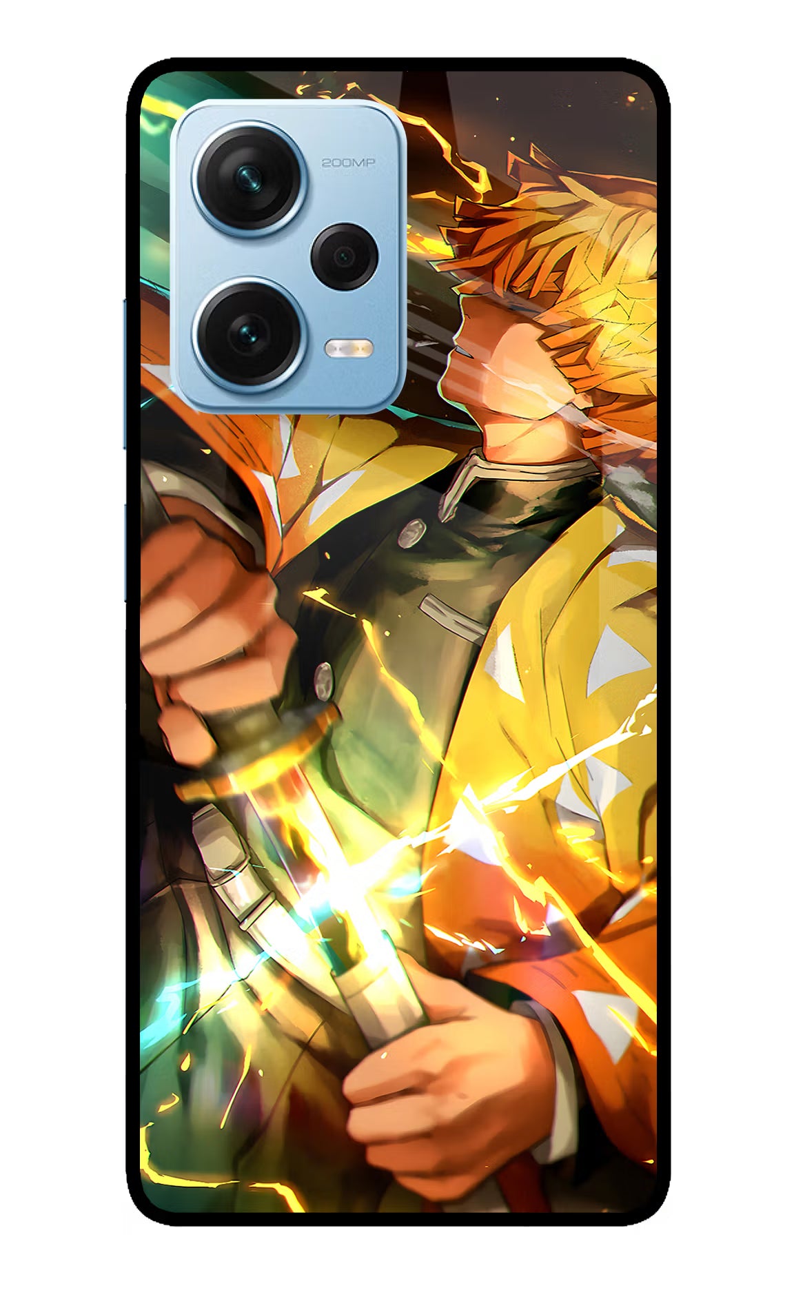 Demon Slayer Redmi Note 12 Pro+ 5G Glass Case - Demon Slayer Redmi Note 12 Pro+ 5G Glass Case Demon Slayer Redmi Note 12 Pro+ 5G Glass Case