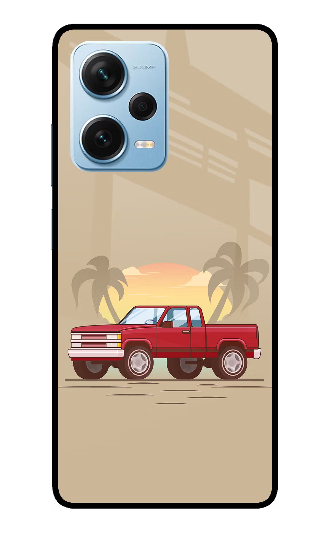Desert Classic Drive Redmi Note 12 Pro+ 5G Glass Case - Desert Classic Drive Redmi Note 12 Pro+ 5G Glass Case Desert Classic Drive Redmi Note 12 Pro+ 5G Glass Case