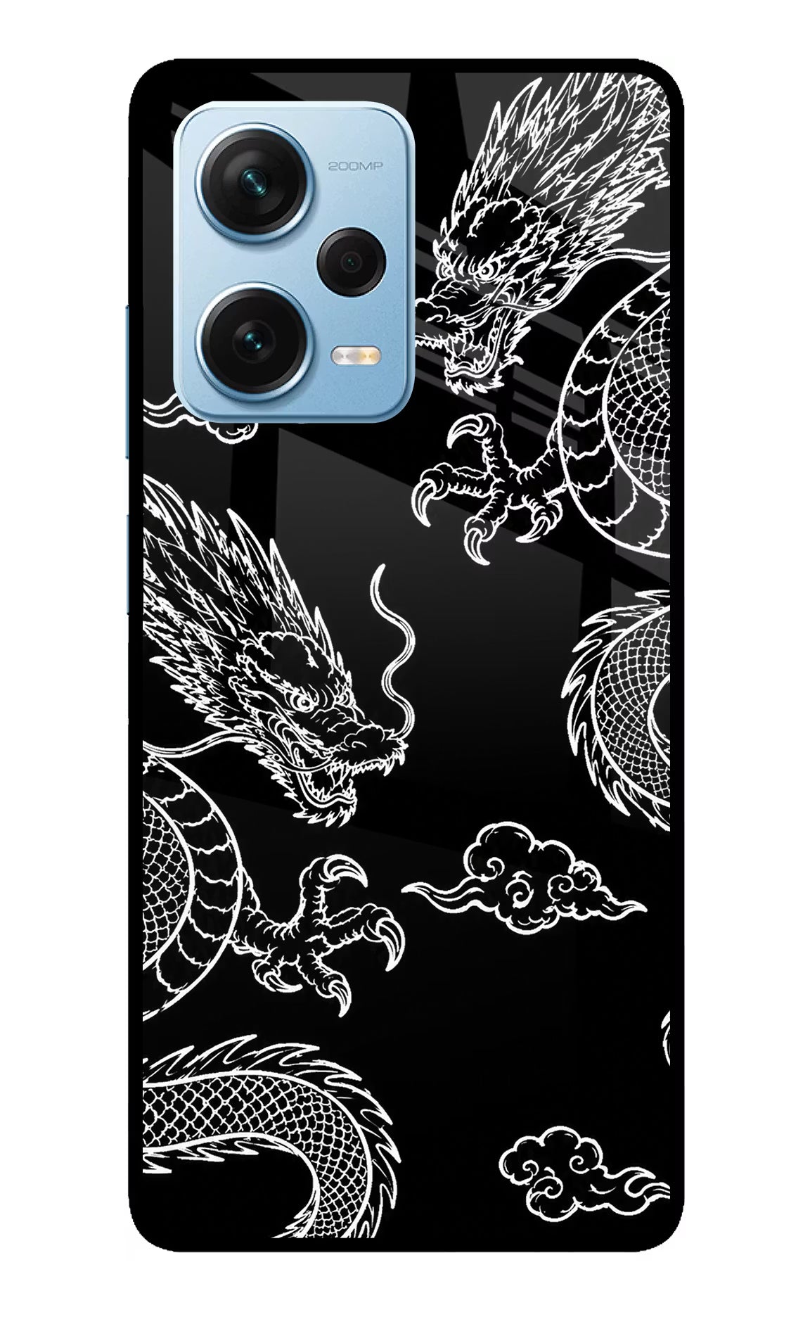 Twin Dragons Redmi Note 12 Pro+ 5G Glass Case - Twin Dragons Redmi Note 12 Pro+ 5G Glass Case Twin Dragons Redmi Note 12 Pro+ 5G Glass Case