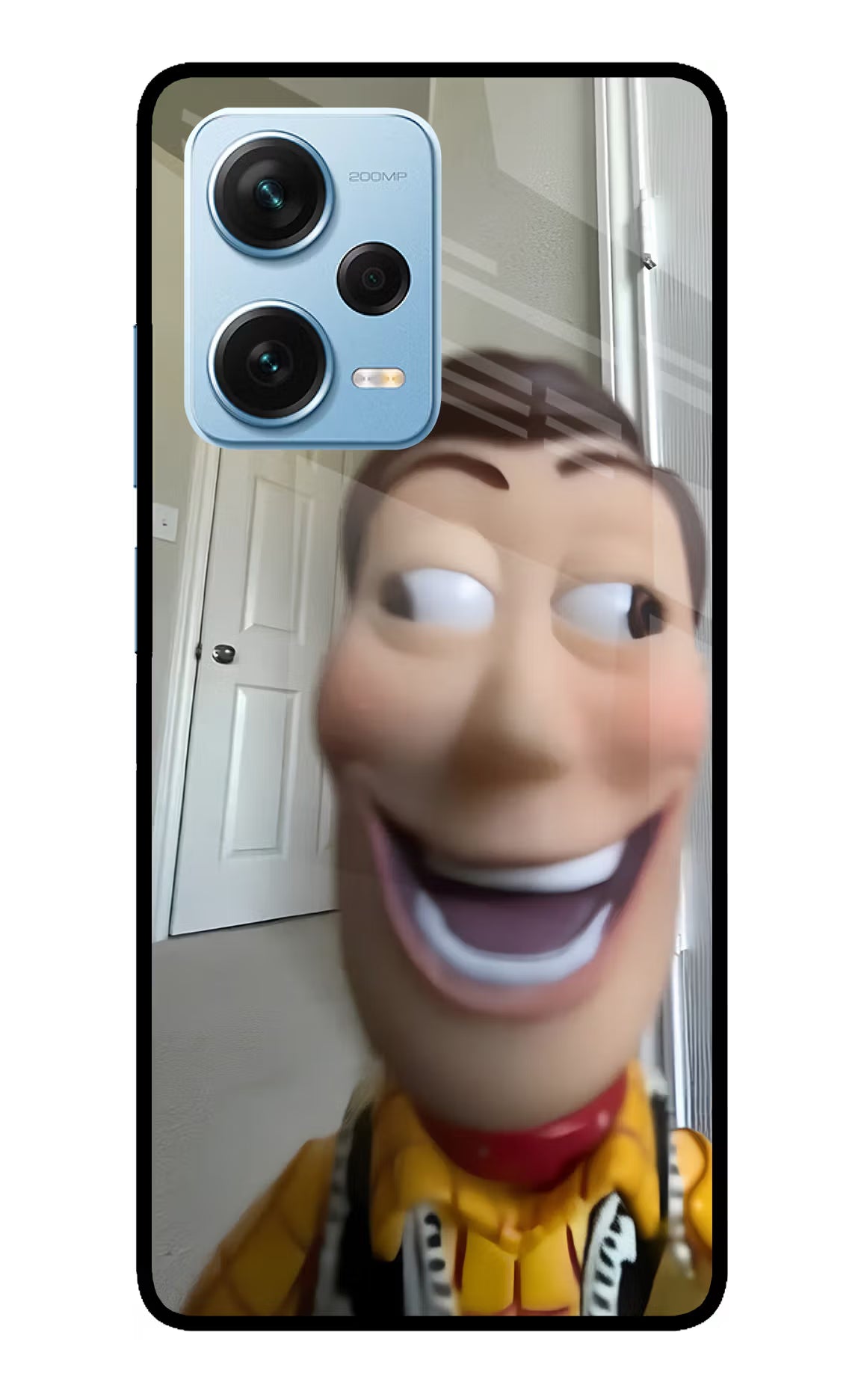 Side Eye Woody Redmi Note 12 Pro+ 5G Glass Case - Side Eye Woody Redmi Note 12 Pro+ 5G Glass Case Side Eye Woody Redmi Note 12 Pro+ 5G Glass Case