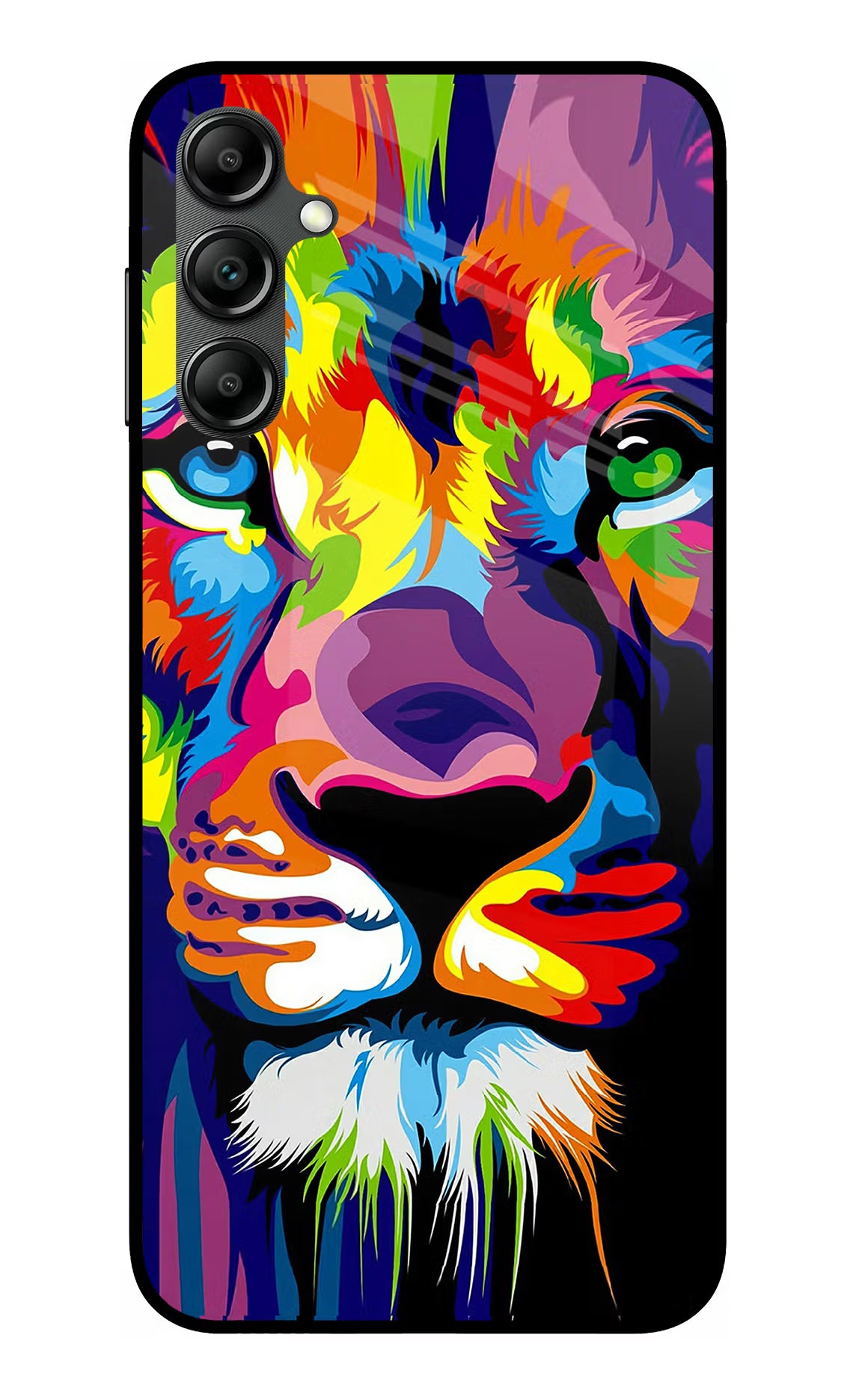 Lion Samsung A14 5G Glass Case - Lion Samsung A14 5G Glass Case Lion Samsung A14 5G Glass Case
