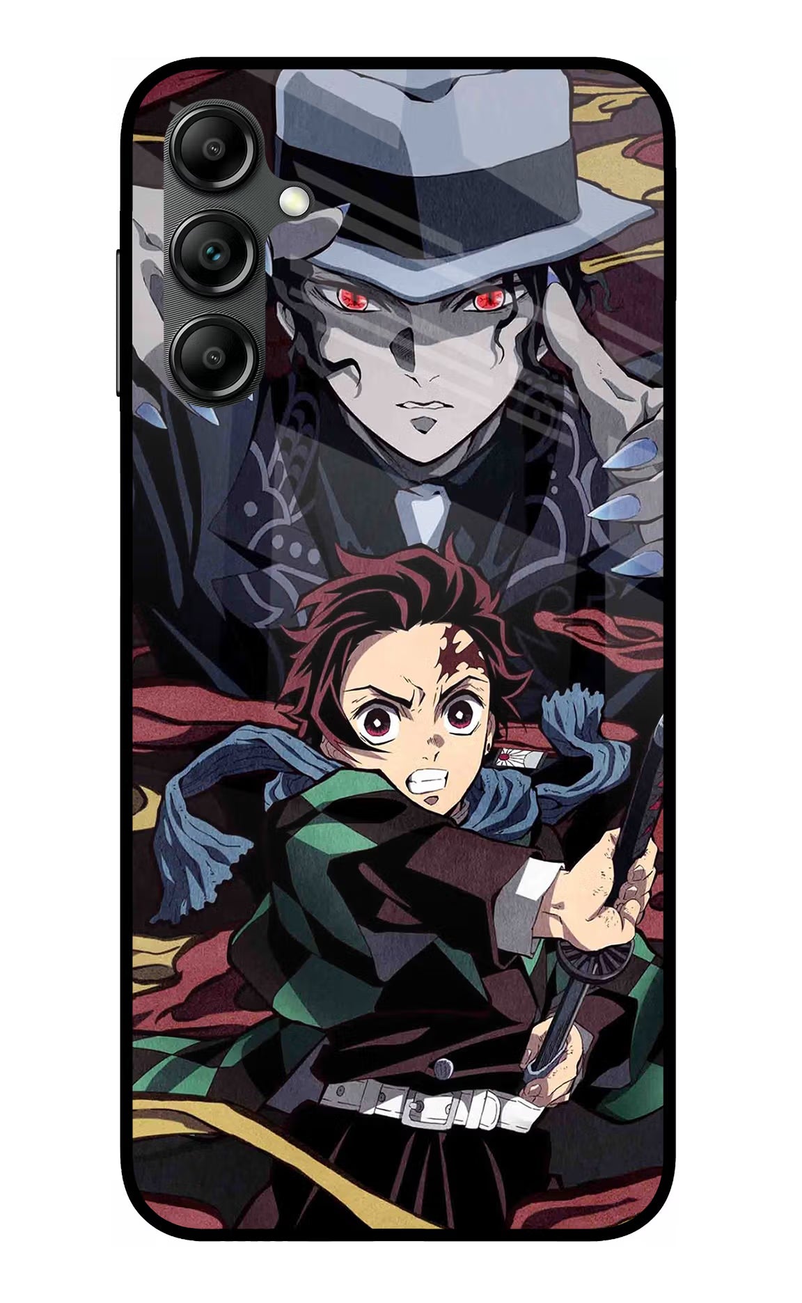 Demon Slayer Samsung A14 5G Glass Case - Demon Slayer Samsung A14 5G Glass Case Demon Slayer Samsung A14 5G Glass Case
