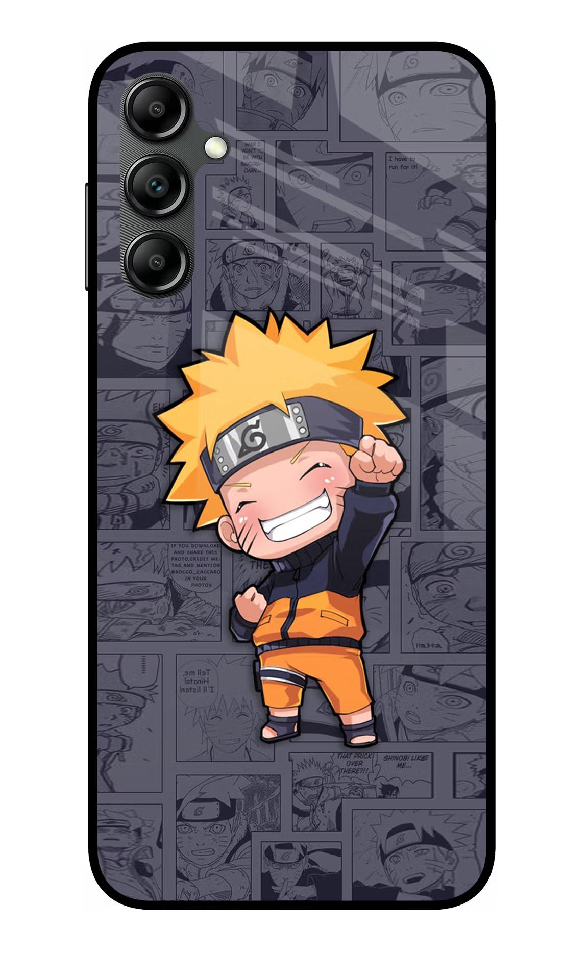 Chota Naruto Samsung A14 5G Glass Case - Chota Naruto Samsung A14 5G Glass Case Chota Naruto Samsung A14 5G Glass Case