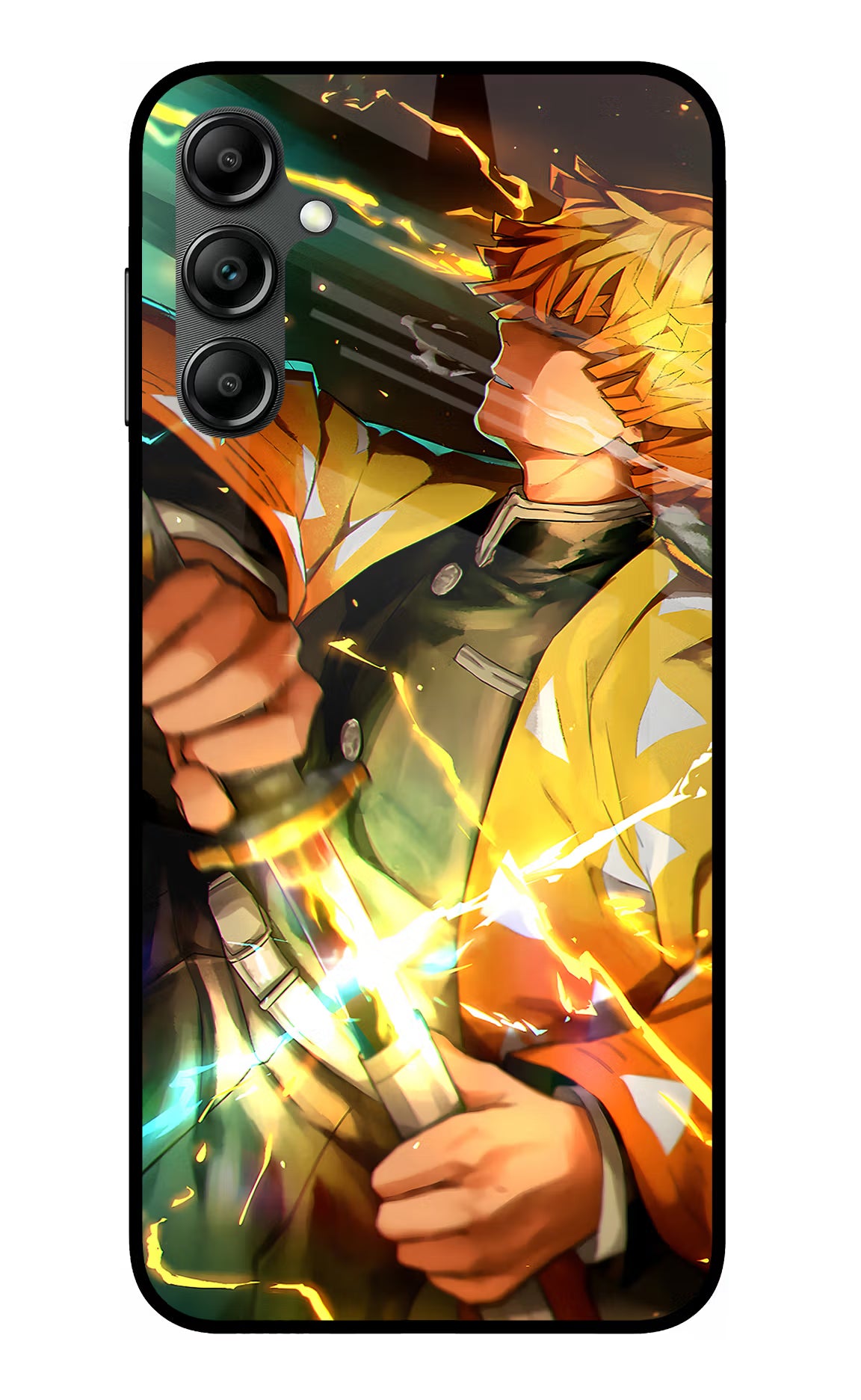 Demon Slayer Samsung A14 5G Glass Case - Demon Slayer Samsung A14 5G Glass Case Demon Slayer Samsung A14 5G Glass Case