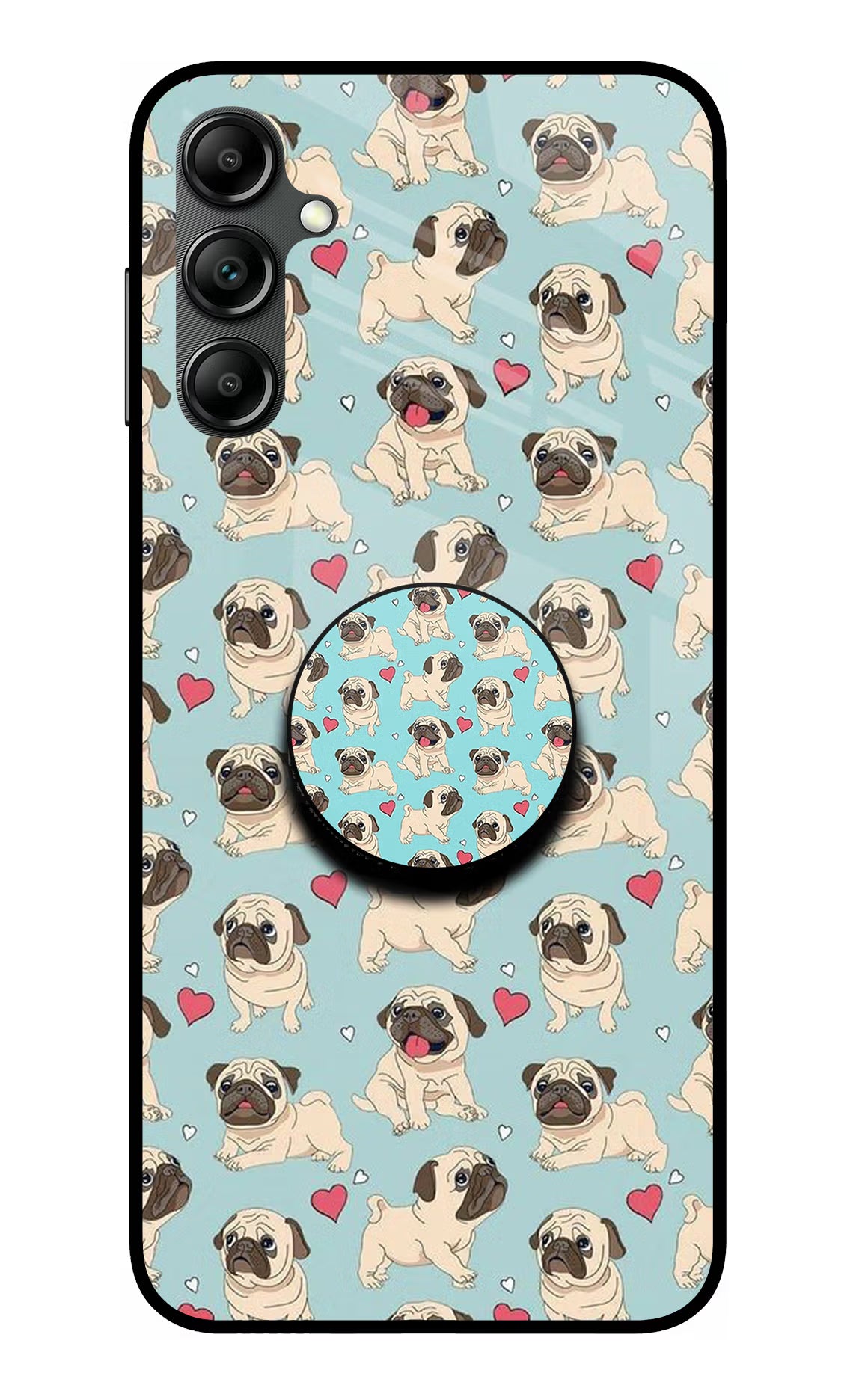 Pug Dog Samsung A14 5G Glass Case - Pug Dog Samsung A14 5G Glass Case Pug Dog Samsung A14 5G Glass Case