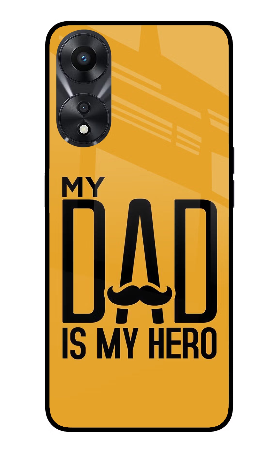 My Dad Is My Hero Oppo A78 5G Glass Case - My Dad Is My Hero Oppo A78 5G Glass Case My Dad Is My Hero Oppo A78 5G Glass Case