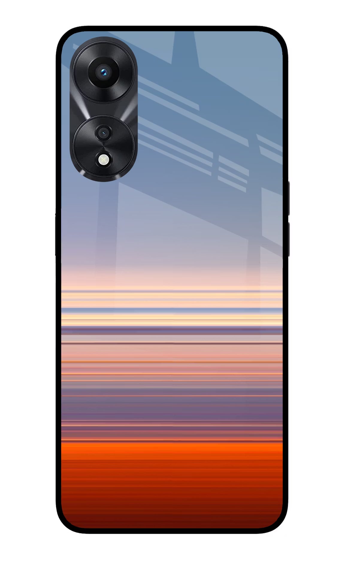 Morning Colors Oppo A78 5G Glass Case - Morning Colors Oppo A78 5G Glass Case Morning Colors Oppo A78 5G Glass Case