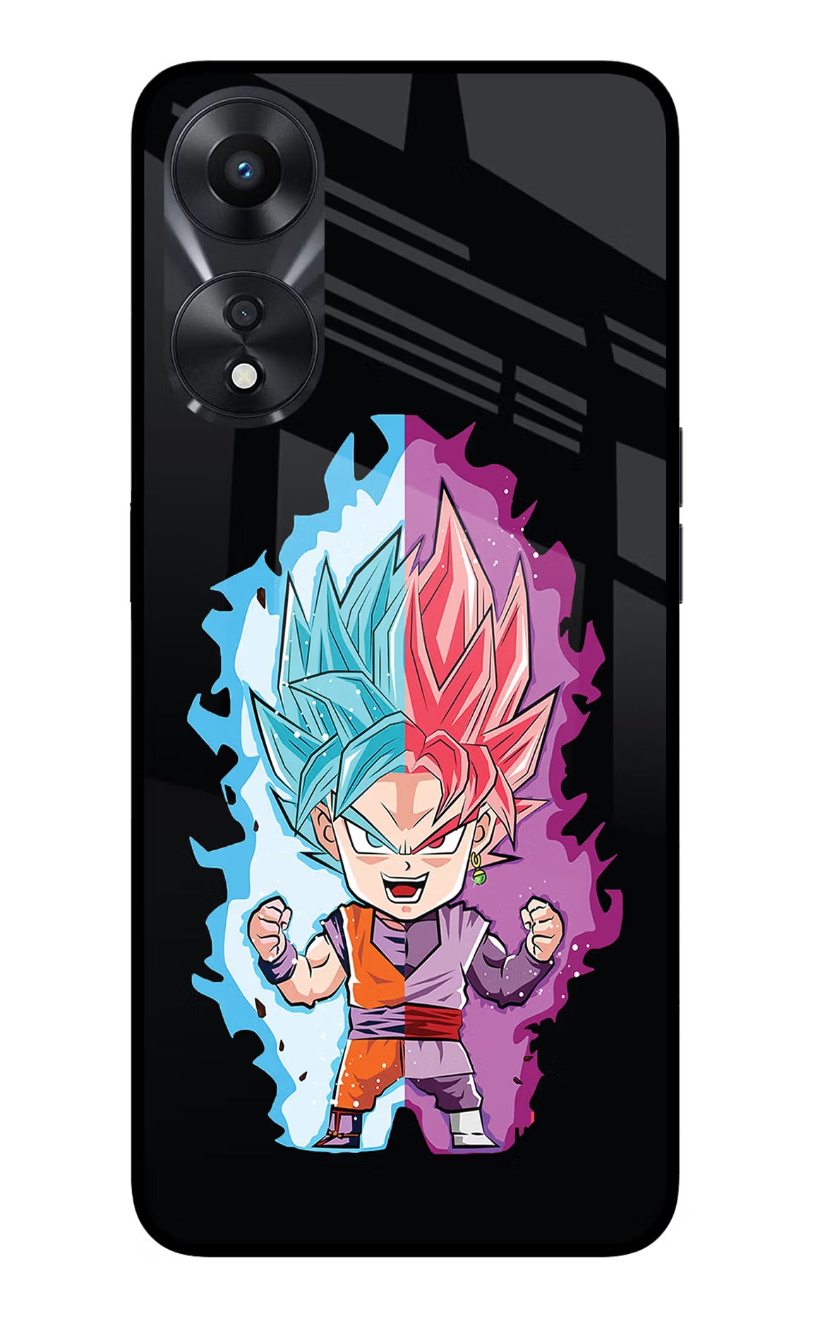 Chota Goku Oppo A78 5G Glass Case - Chota Goku Oppo A78 5G Glass Case Chota Goku Oppo A78 5G Glass Case