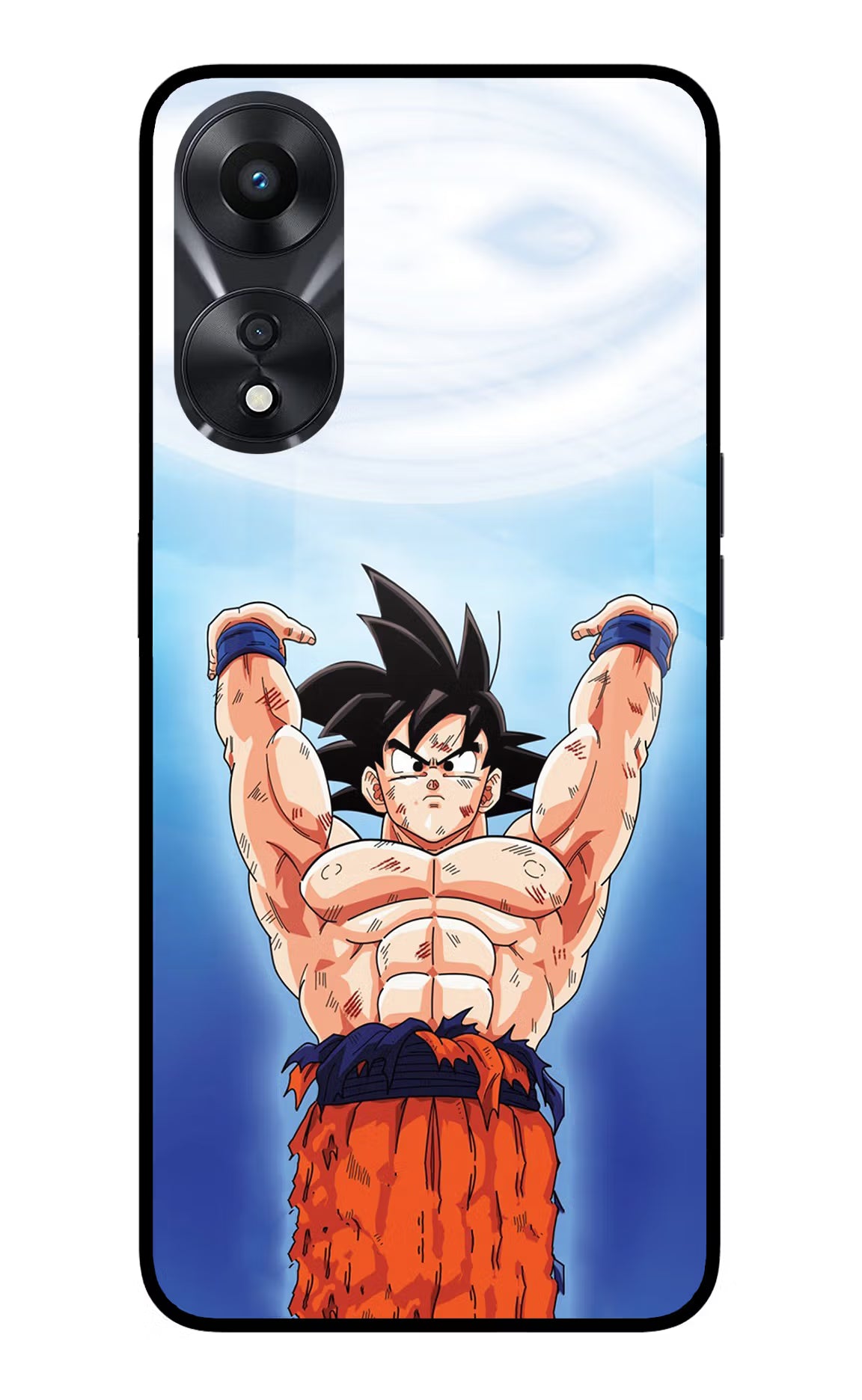 Goku Power Oppo A78 5G Glass Case - Goku Power Oppo A78 5G Glass Case Goku Power Oppo A78 5G Glass Case