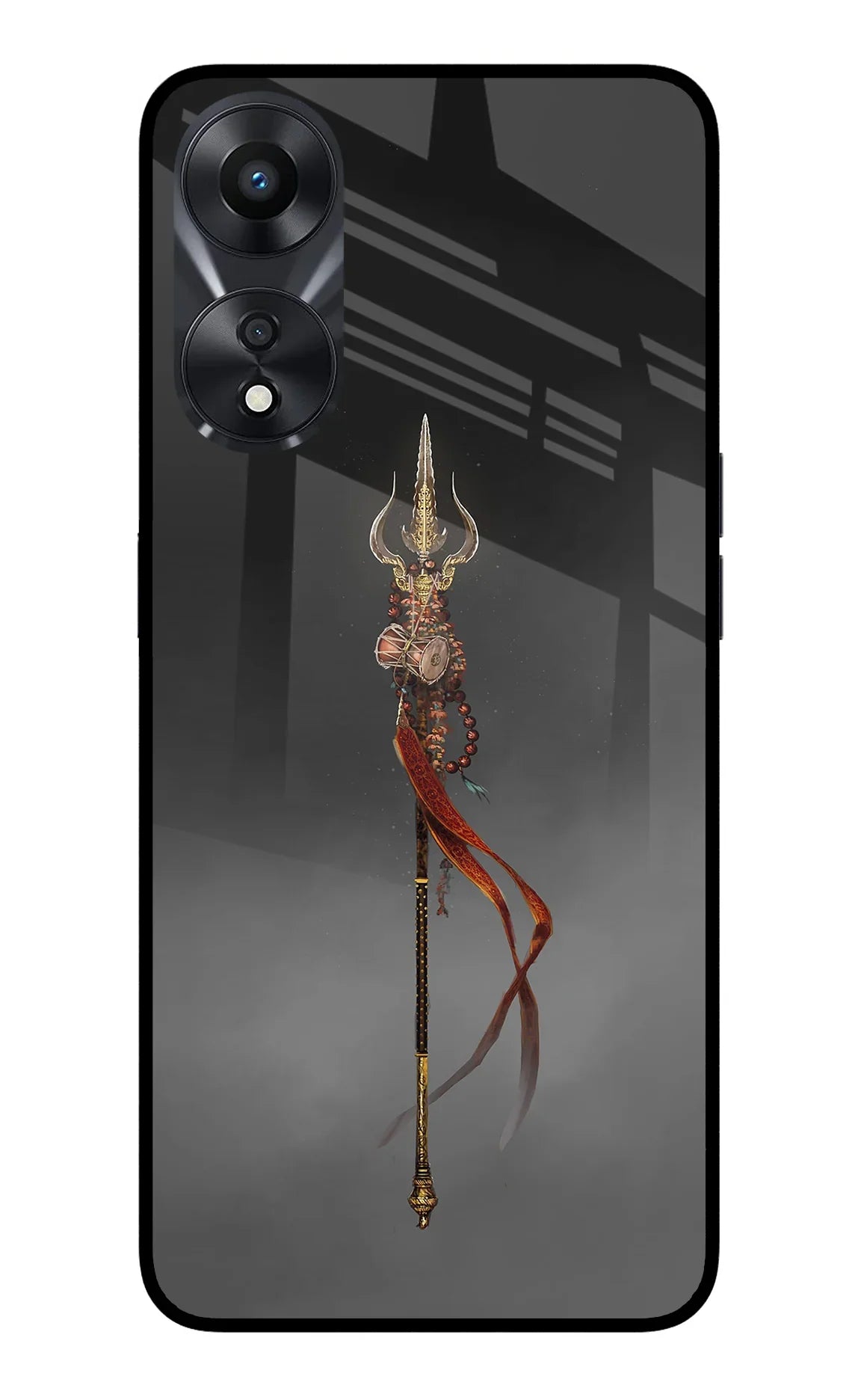 Shiv Trishul Oppo A78 5G Glass Case - Shiv Trishul Oppo A78 5G Glass Case Shiv Trishul Oppo A78 5G Glass Case