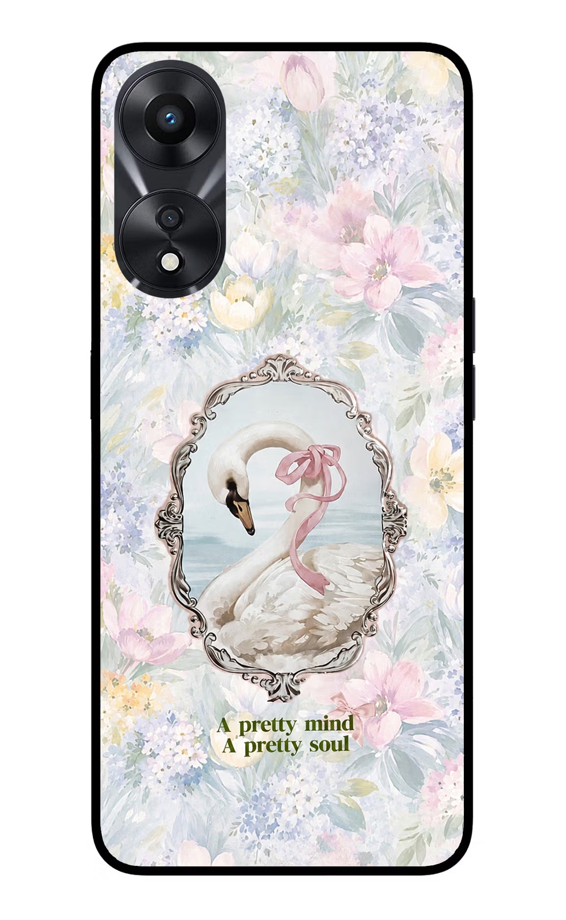 Pretty Mind Pretty Soul Oppo A78 5G Glass Case - Pretty Mind Pretty Soul Oppo A78 5G Glass Case Pretty Mind Pretty Soul Oppo A78 5G Glass Case
