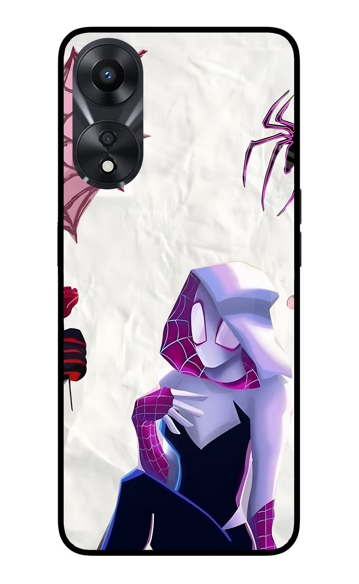 Gwen Verse Oppo A78 5G Glass Case - Gwen Verse Oppo A78 5G Glass Case Gwen Verse Oppo A78 5G Glass Case