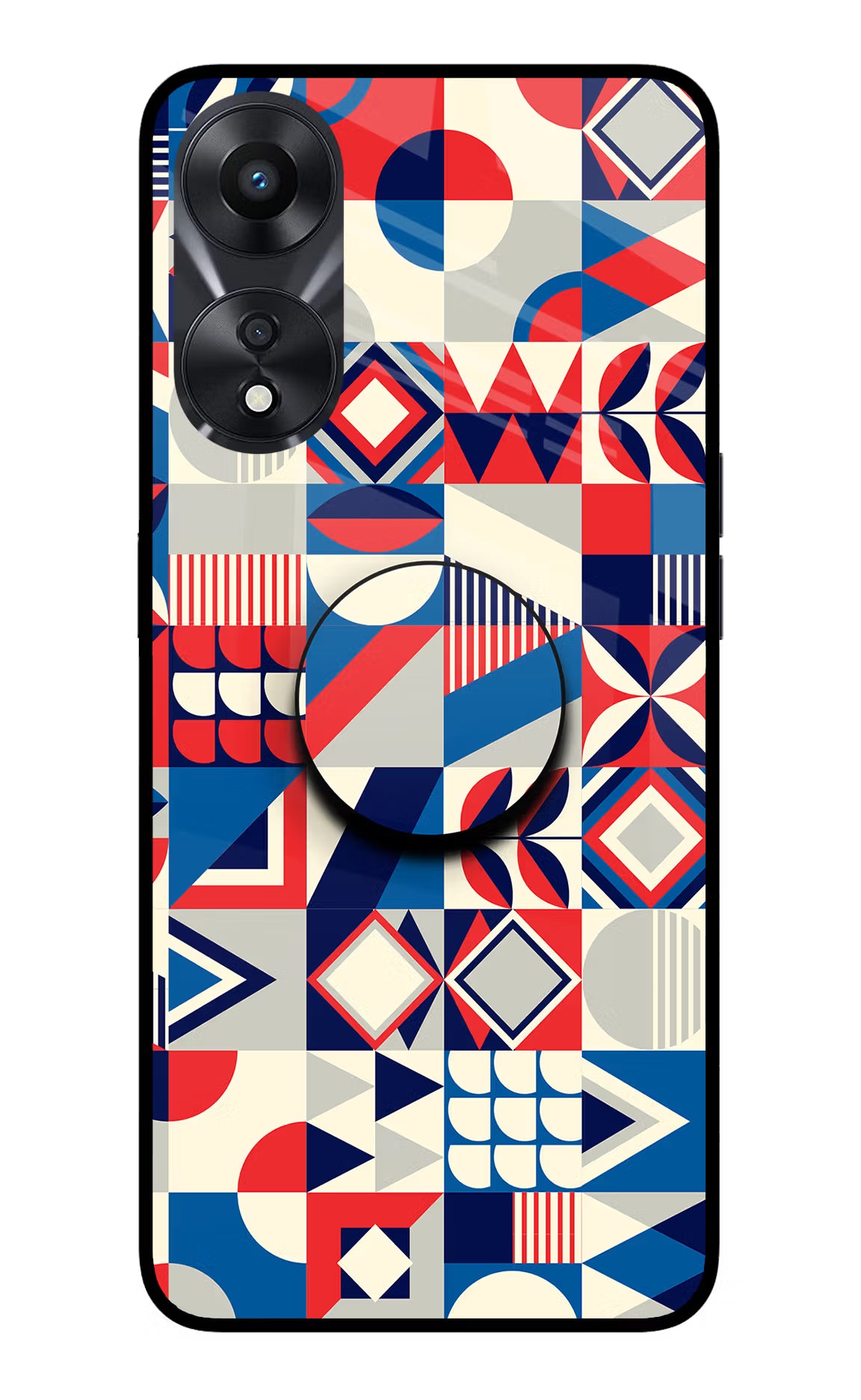 Colorful Pattern Oppo A78 5G Glass Case - Colorful Pattern Oppo A78 5G Glass Case Colorful Pattern Oppo A78 5G Glass Case